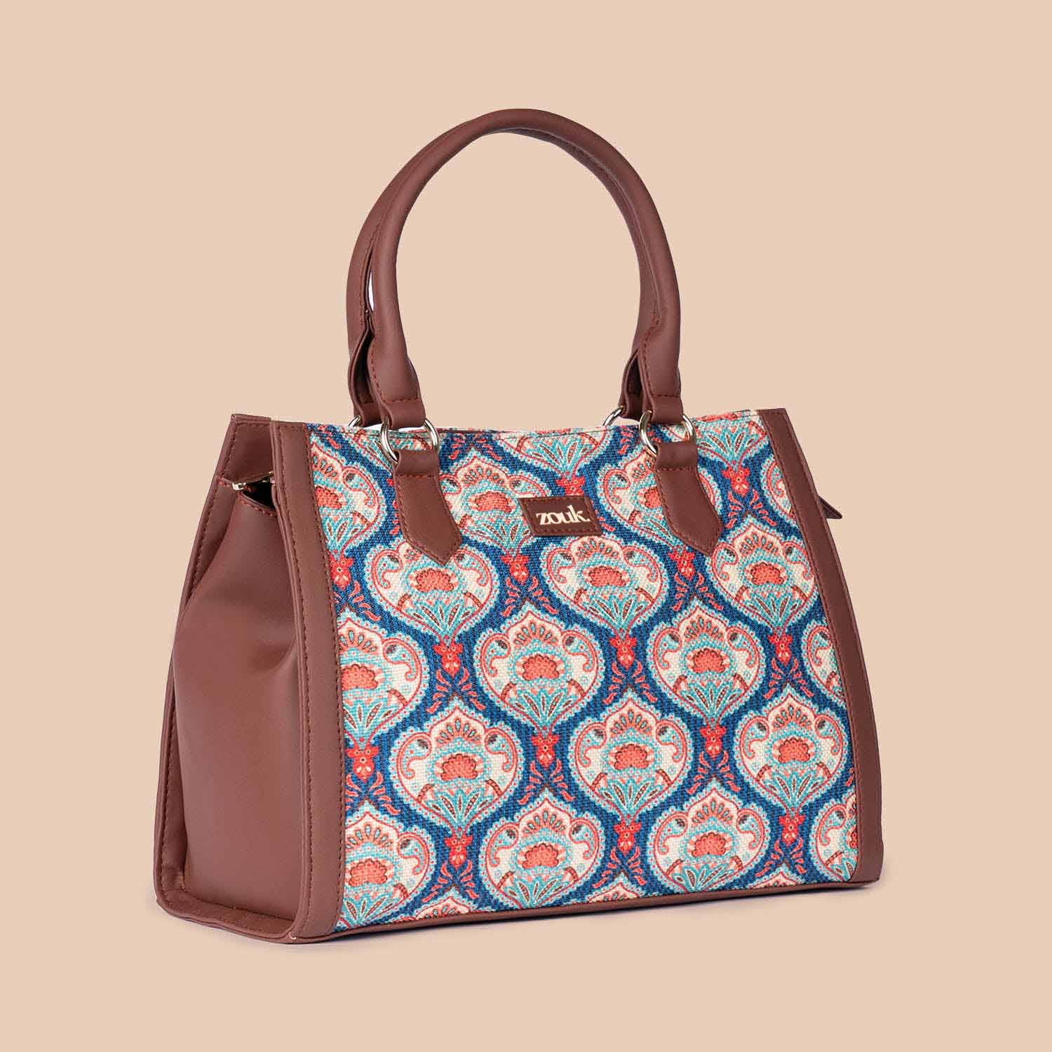 Kovil Blue Classic Handbag - Image 5