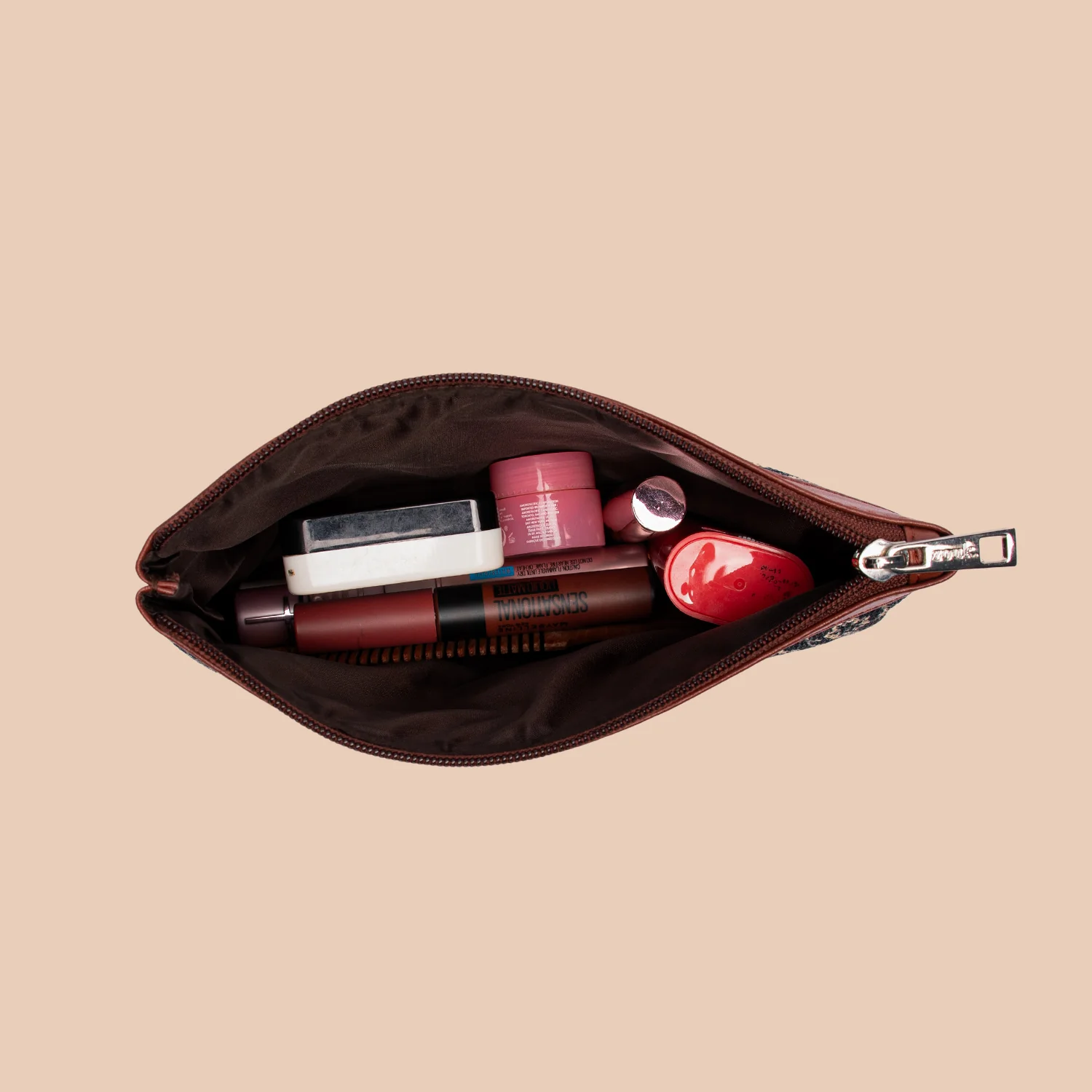 Kovil Blue Cosmetic Pouch - Image 5