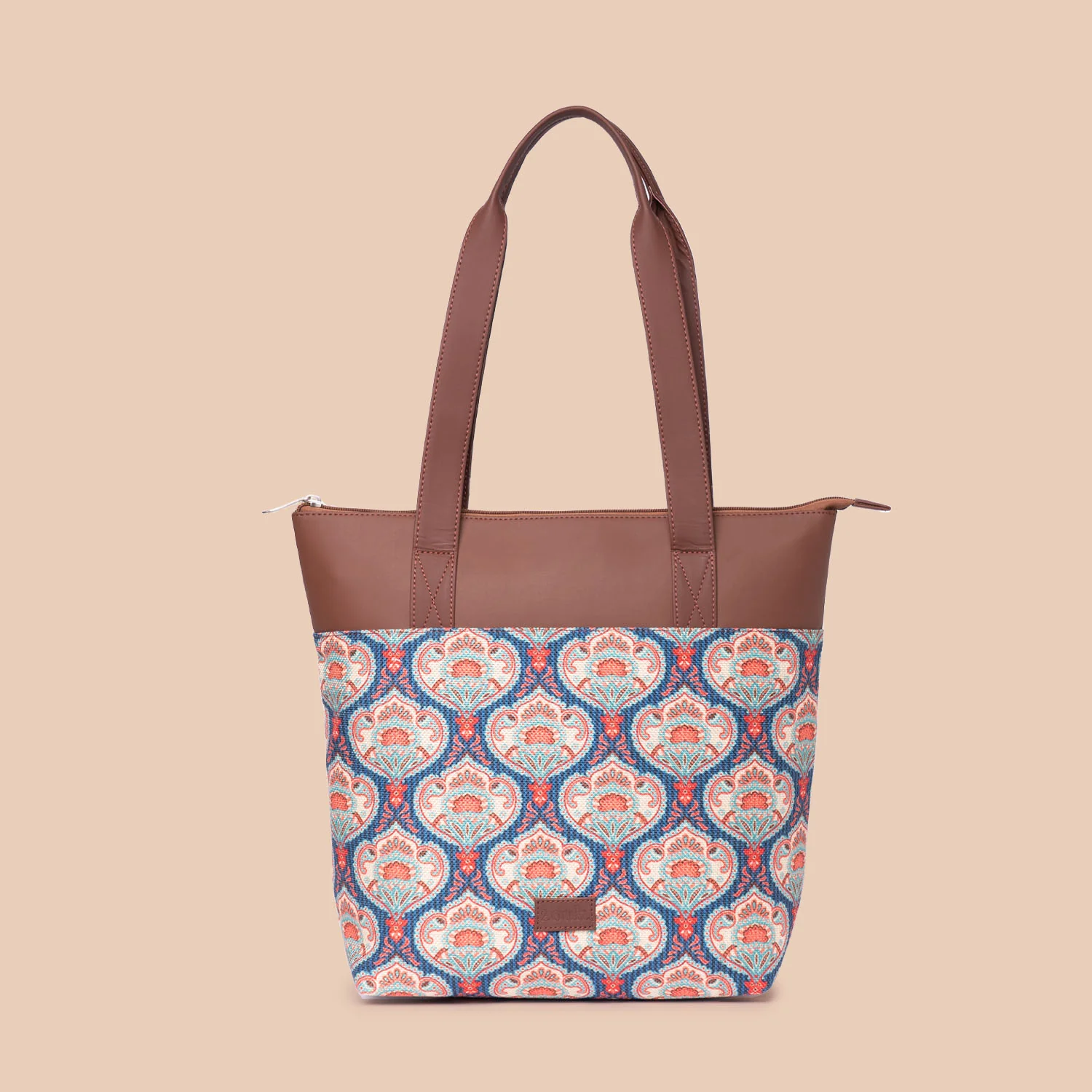 Kovil Blue Everyday Tote Bag & Chain Wallet Combo - Image 5
