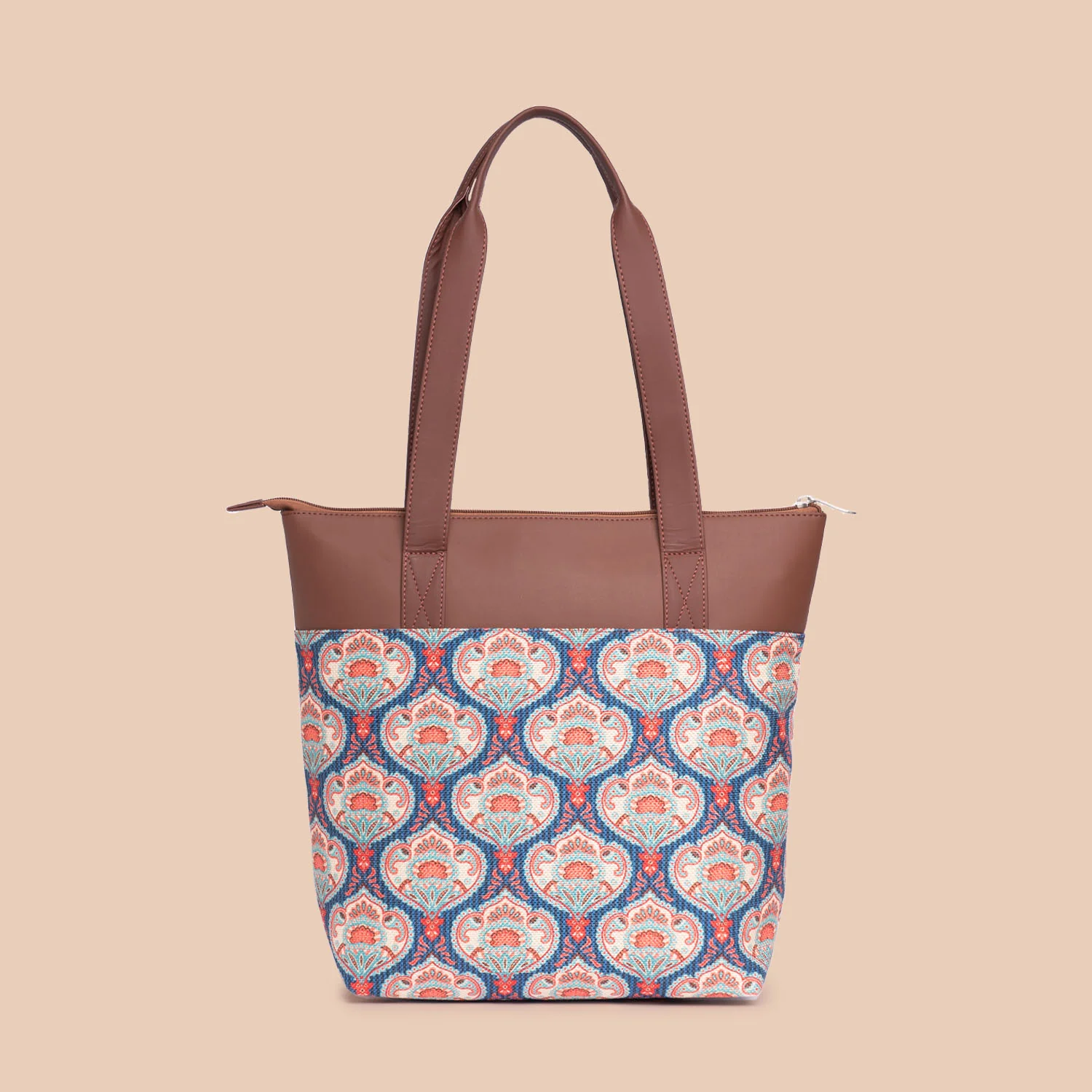 Kovil Blue Everyday Tote Bag & Chain Wallet Combo - Image 6