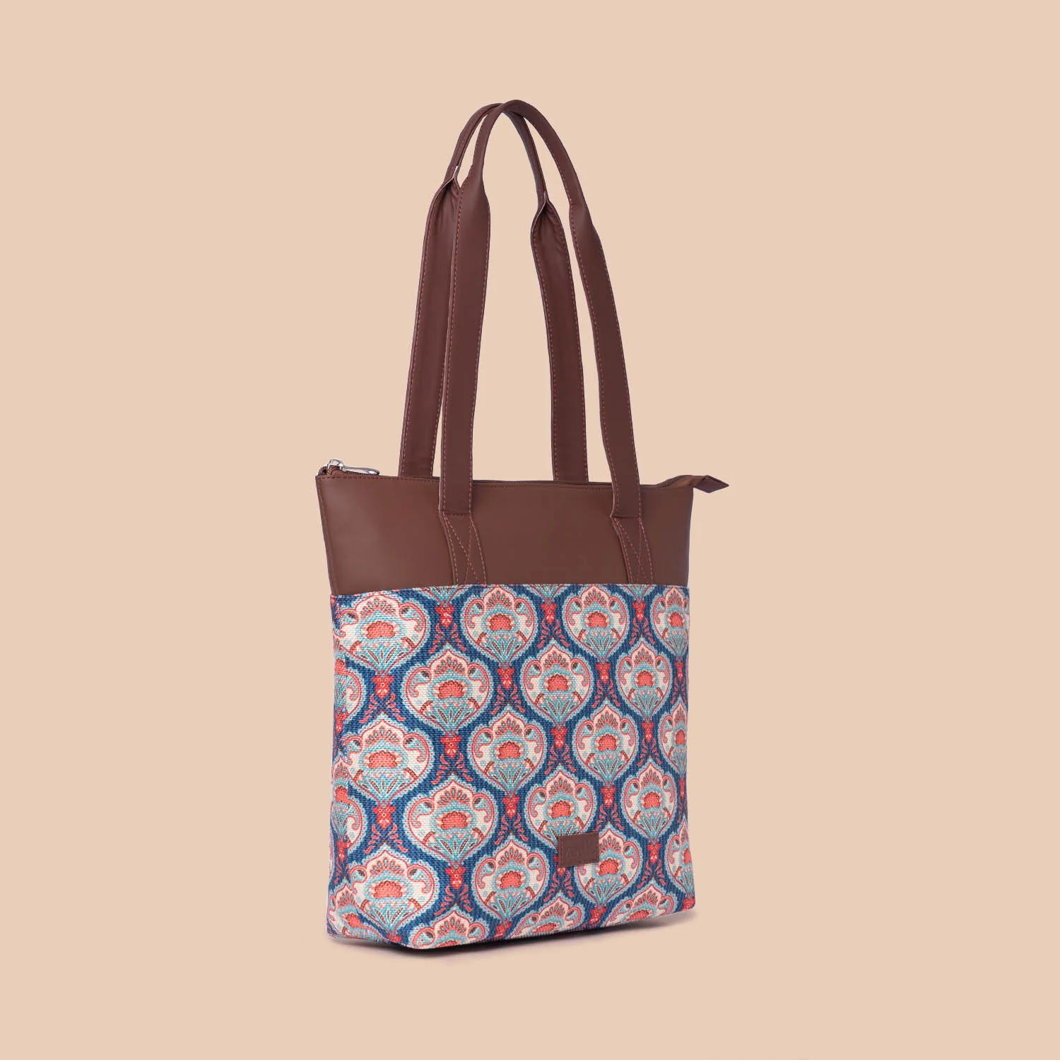 Kovil Blue Everyday Tote Bag & Chain Wallet Combo - Image 7