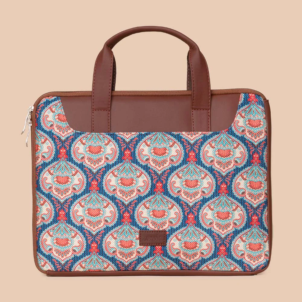 Kovil Blue L-Zippered Laptop Sleeve - Image 2