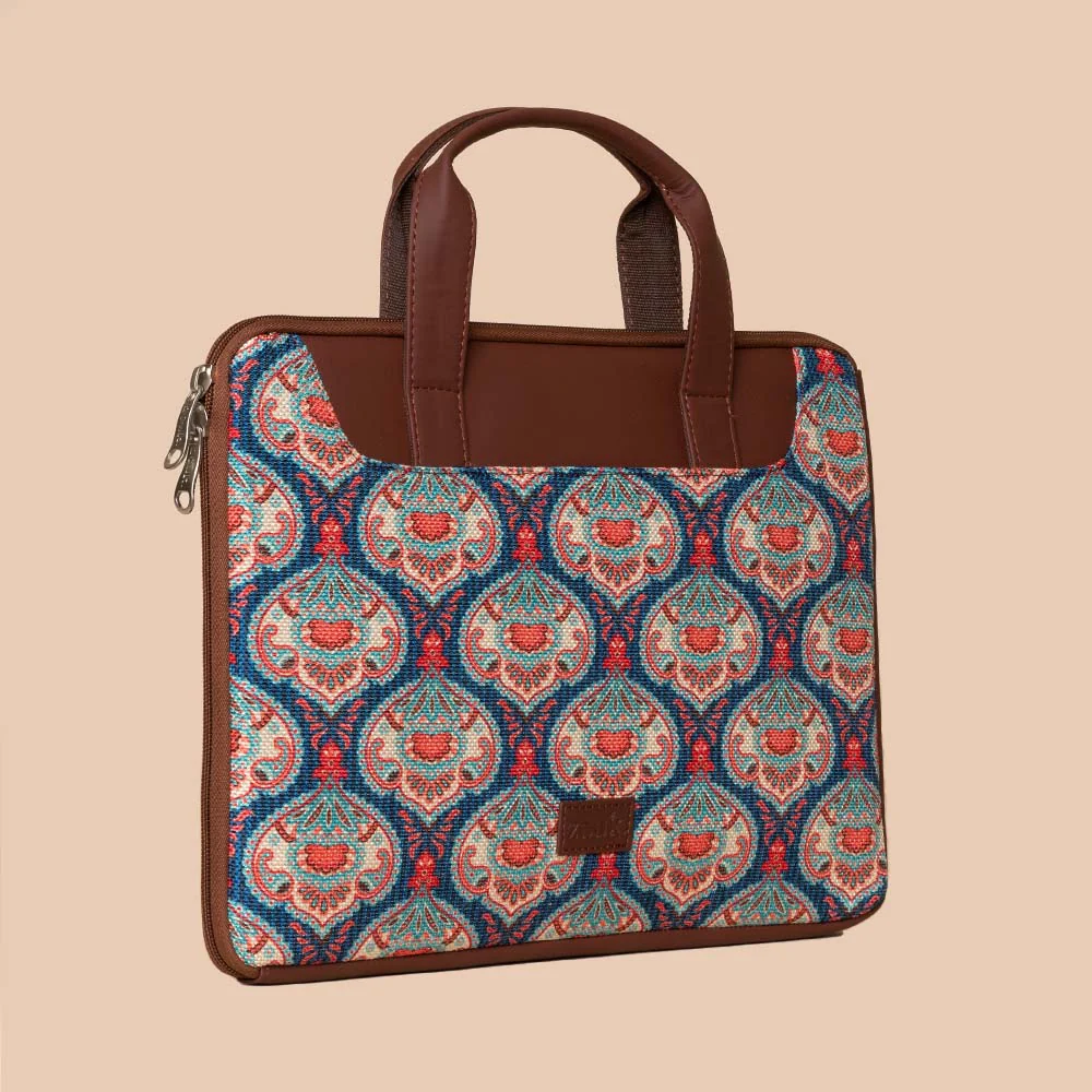 Kovil Blue L-Zippered Laptop Sleeve - Image 3