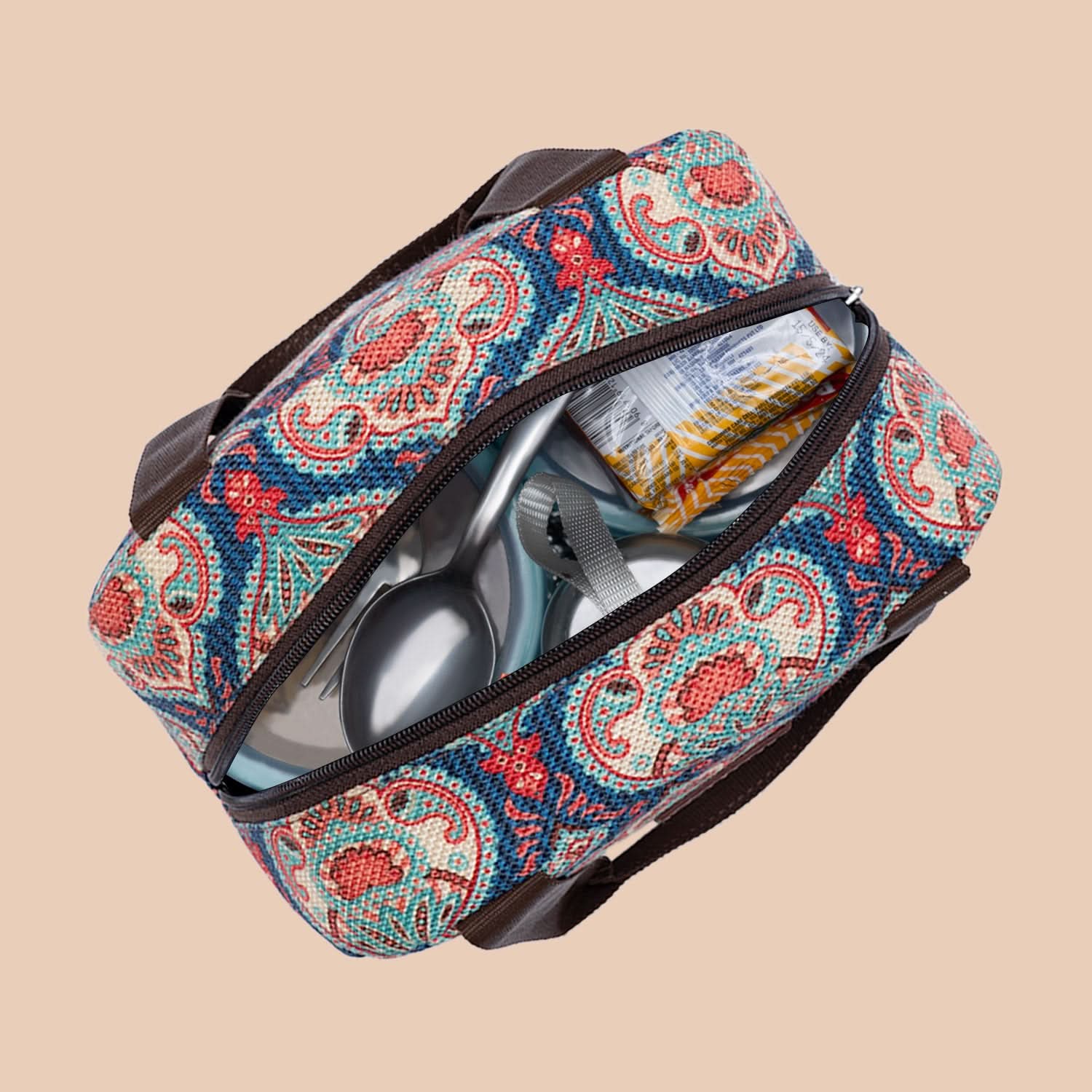 Kovil Blue Lunch Bag - Image 6