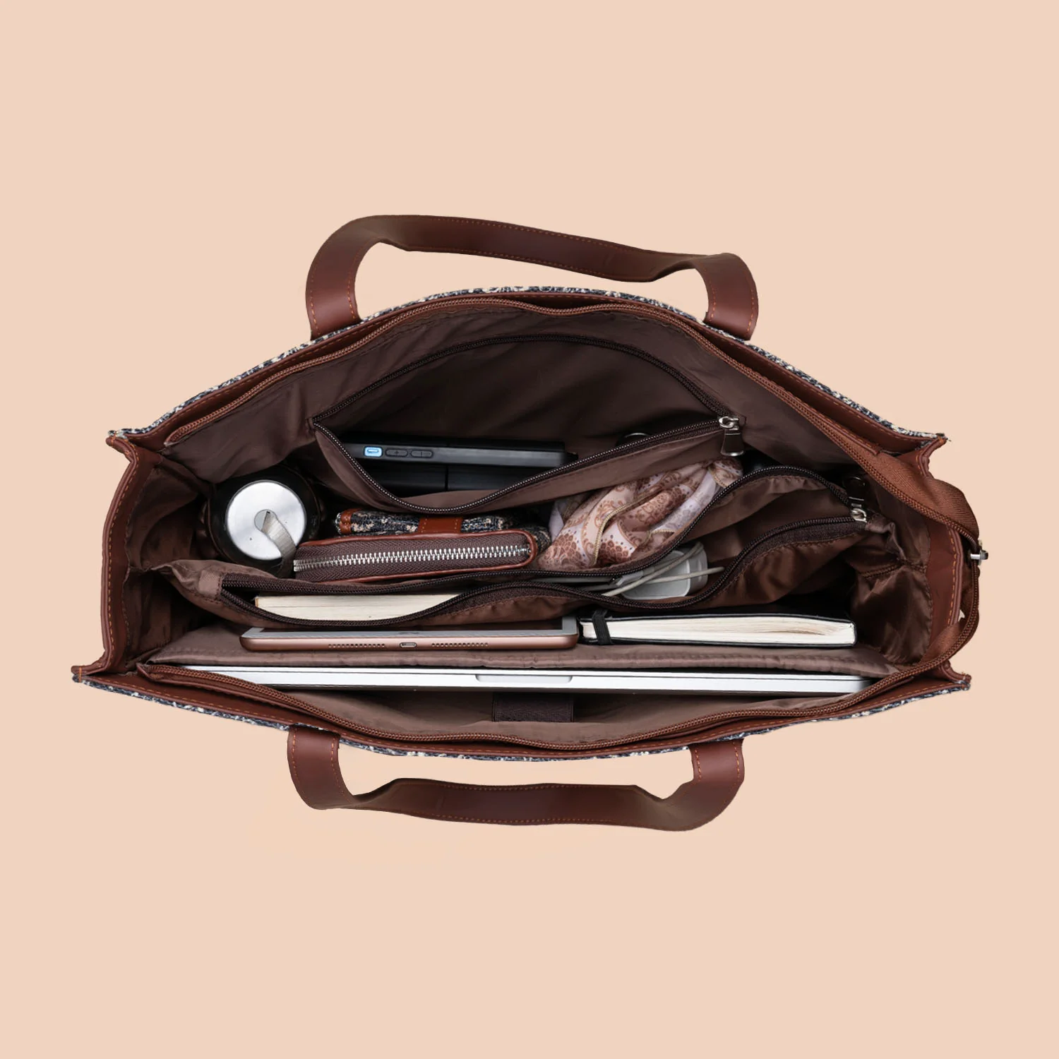 Kovil Blue Office Tote Bag - Image 5