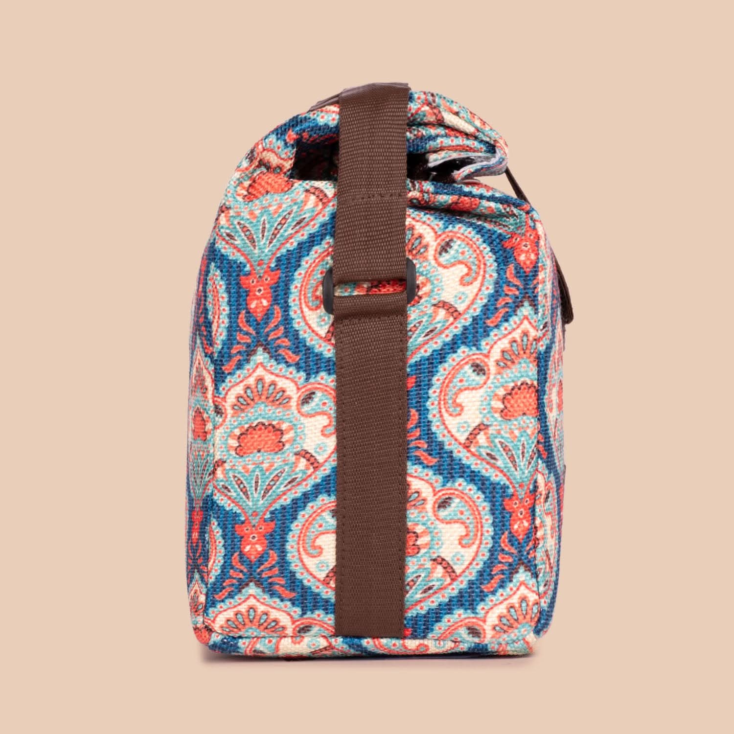 Kovil Blue Roll Up Lunch Bag - Image 4