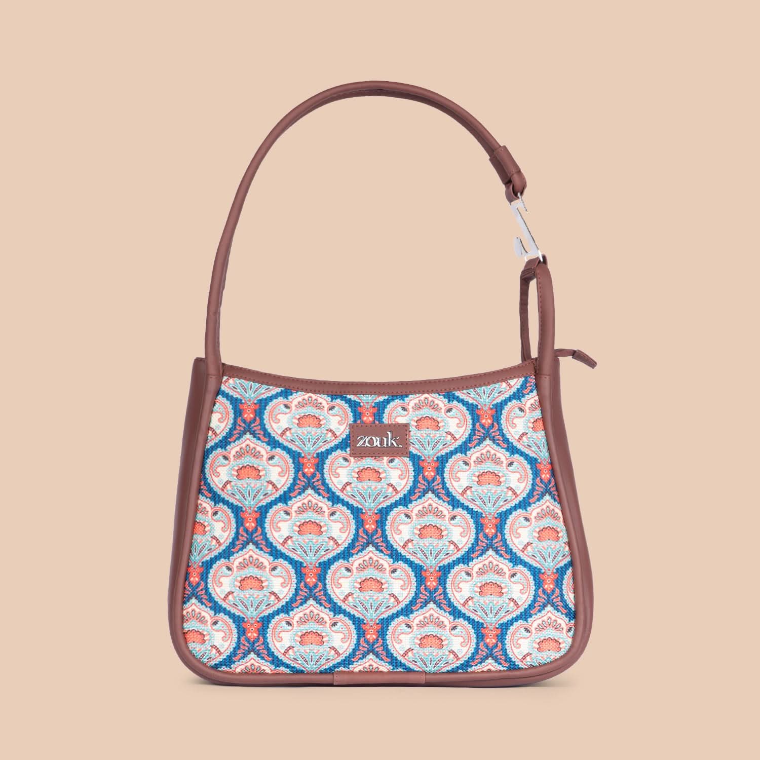 Kovil Blue Sleek Shoulder Bag - Image 3