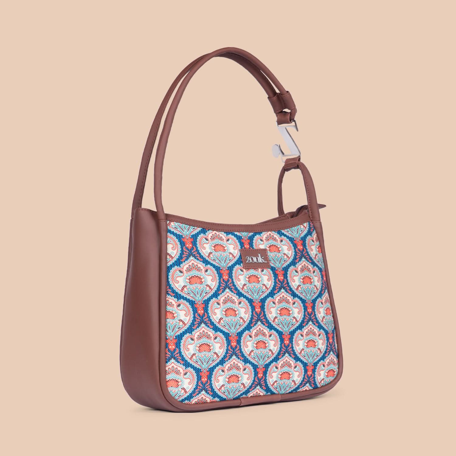 Kovil Blue Sleek Shoulder Bag - Image 5