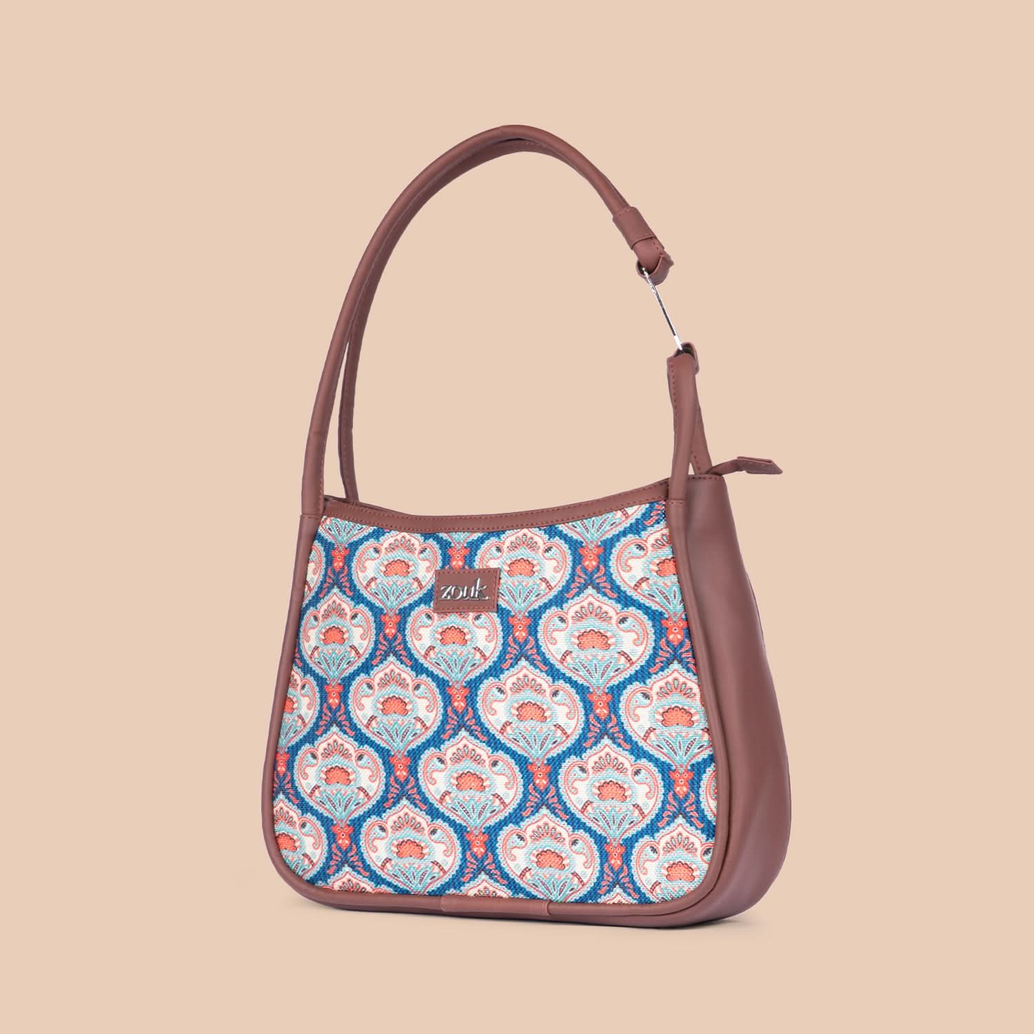Kovil Blue Sleek Shoulder Bag - Image 6