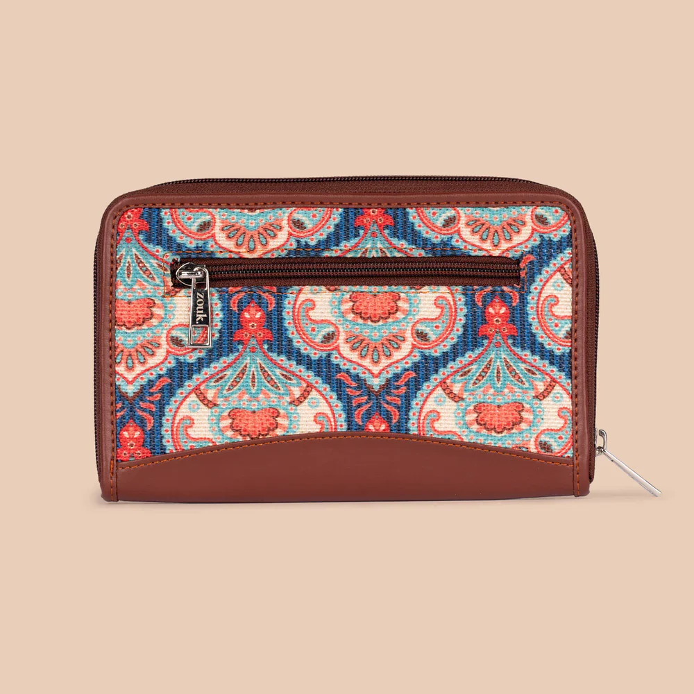 Kovil Blue Sling Bag and Chain Wallet (CFC) Combo - Image 6