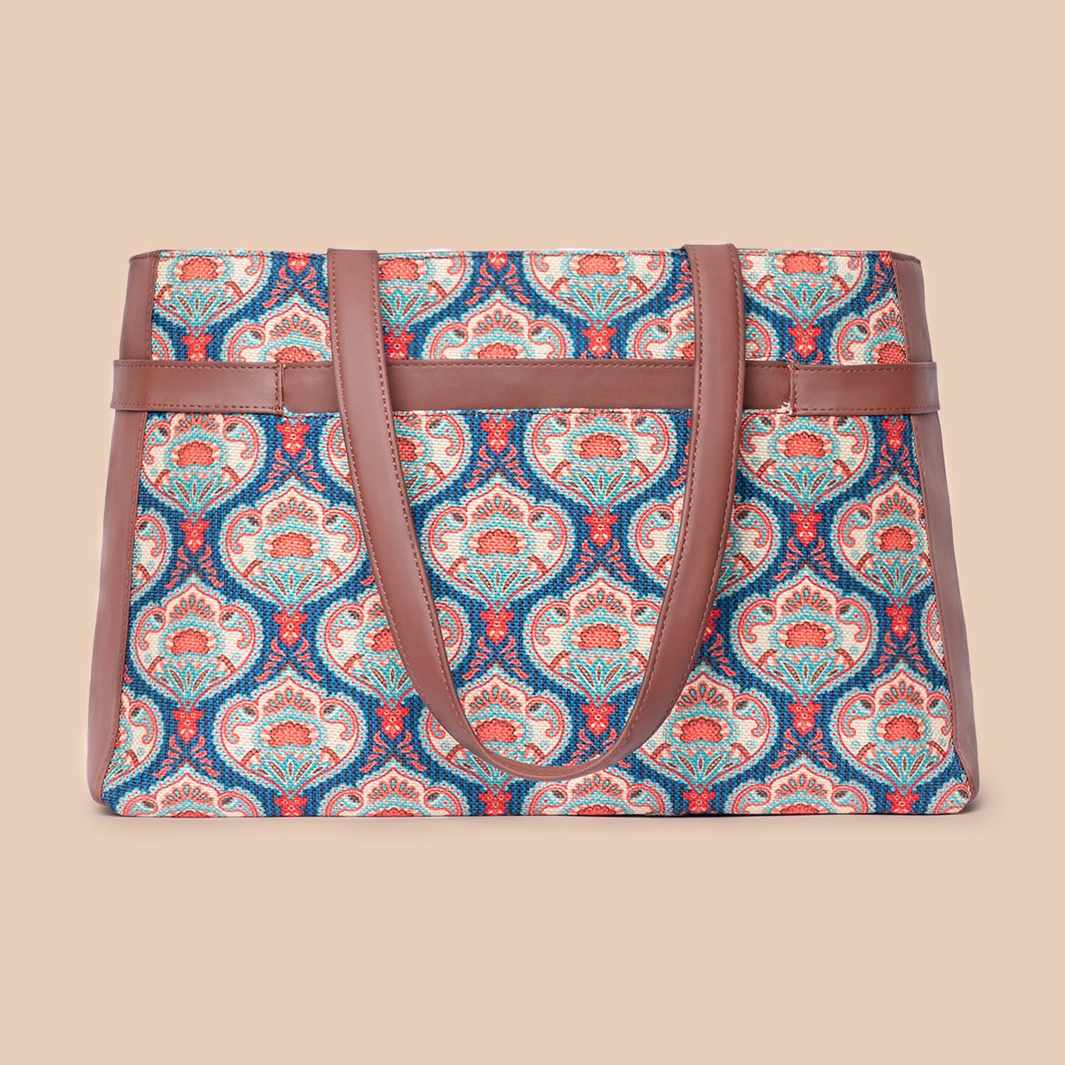 Kovil Blue Statement Office Bag - Image 4
