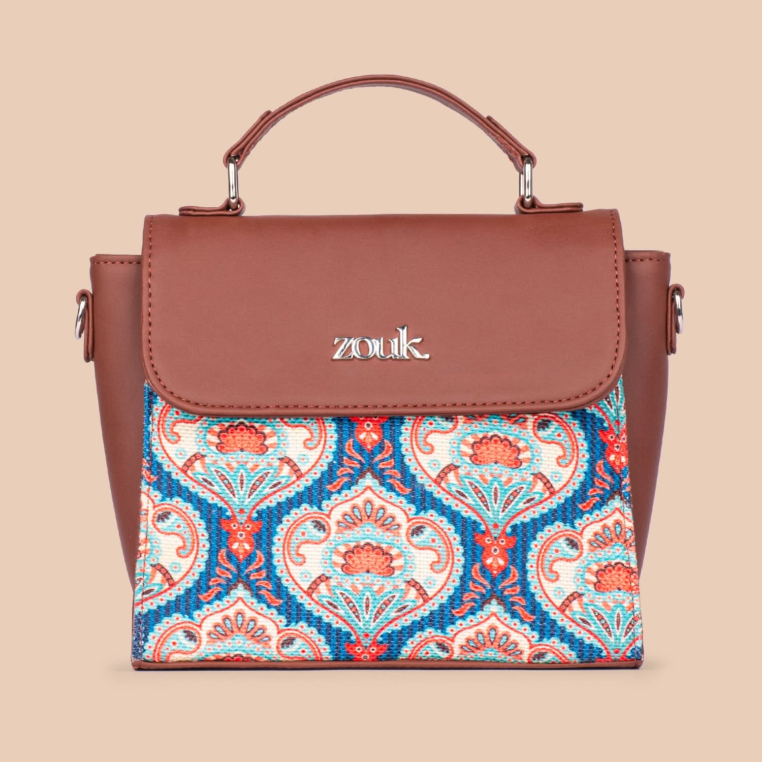 Kovil Blue Statement Sling Bag - Image 10