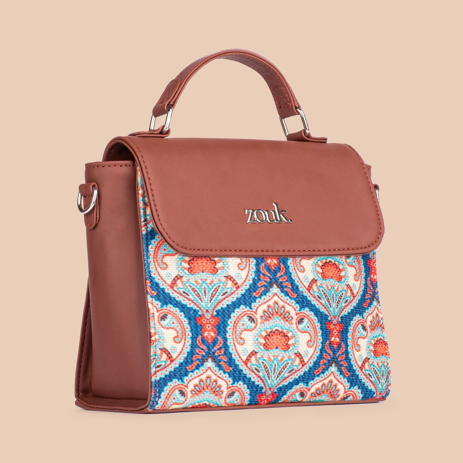 Kovil Blue Statement Sling Bag - Image 5