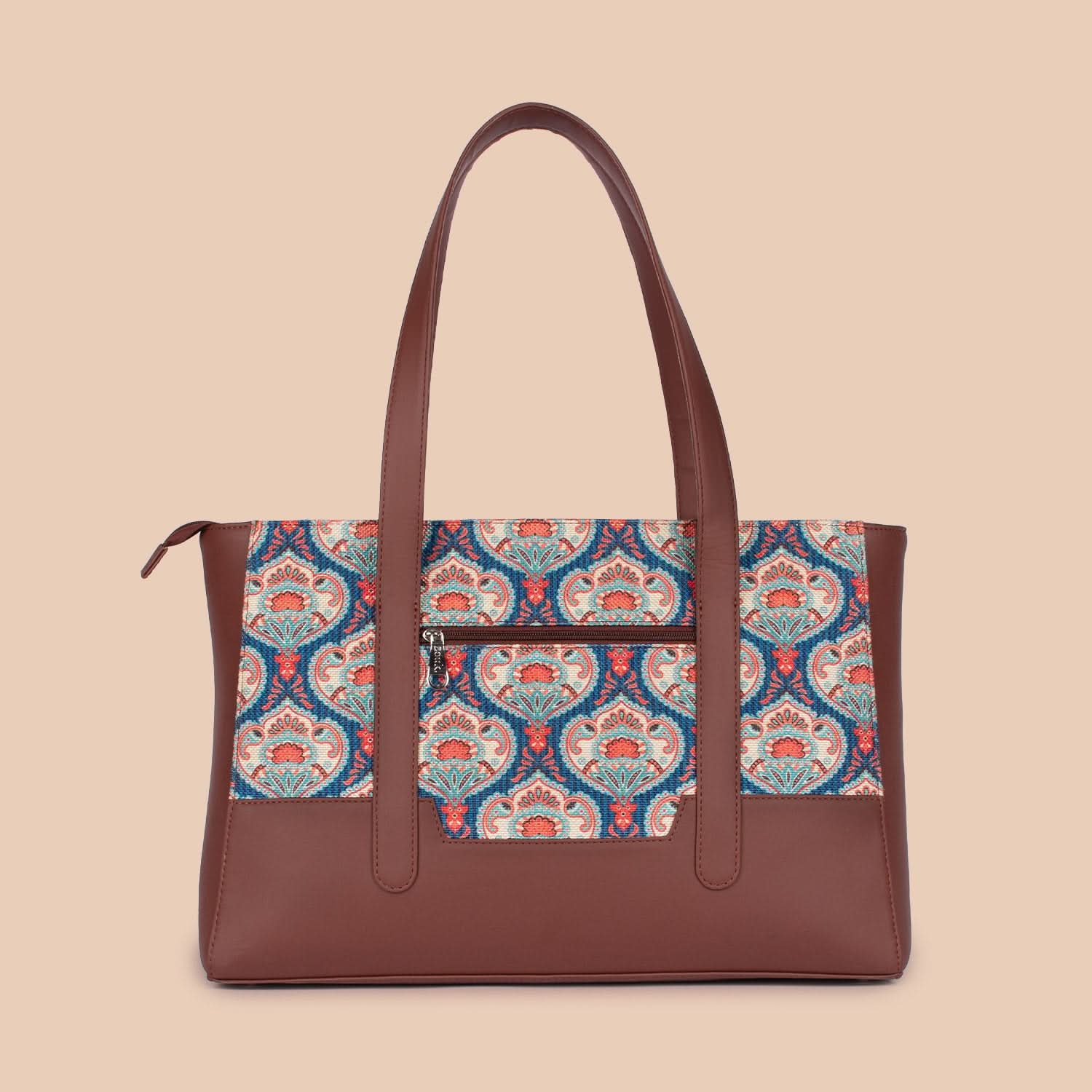 Zouk Kovil Blue Maya Multitasker Tote Bag - Image 5