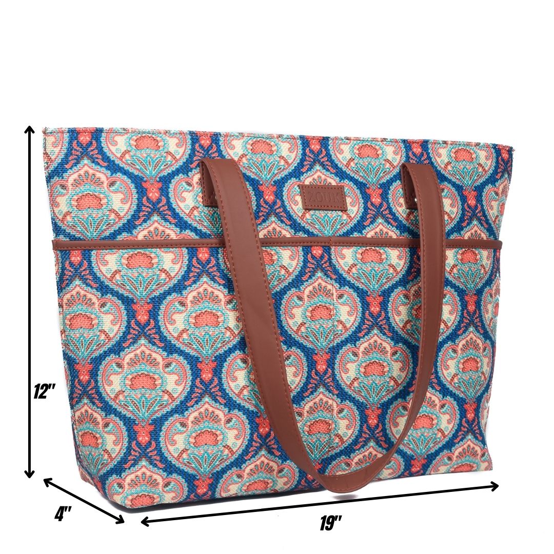 Kovil Blue Tote Bag - Image 6