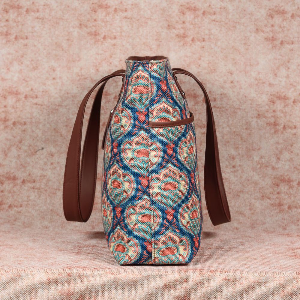 Kovil Blue Tote Bag - Image 7