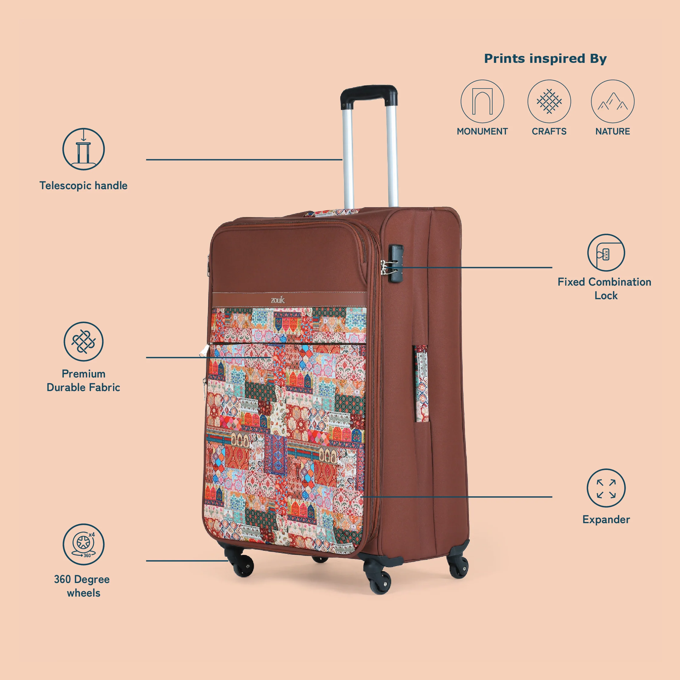 Kutch Gamthi Avasa Trolley Bag - Image 4