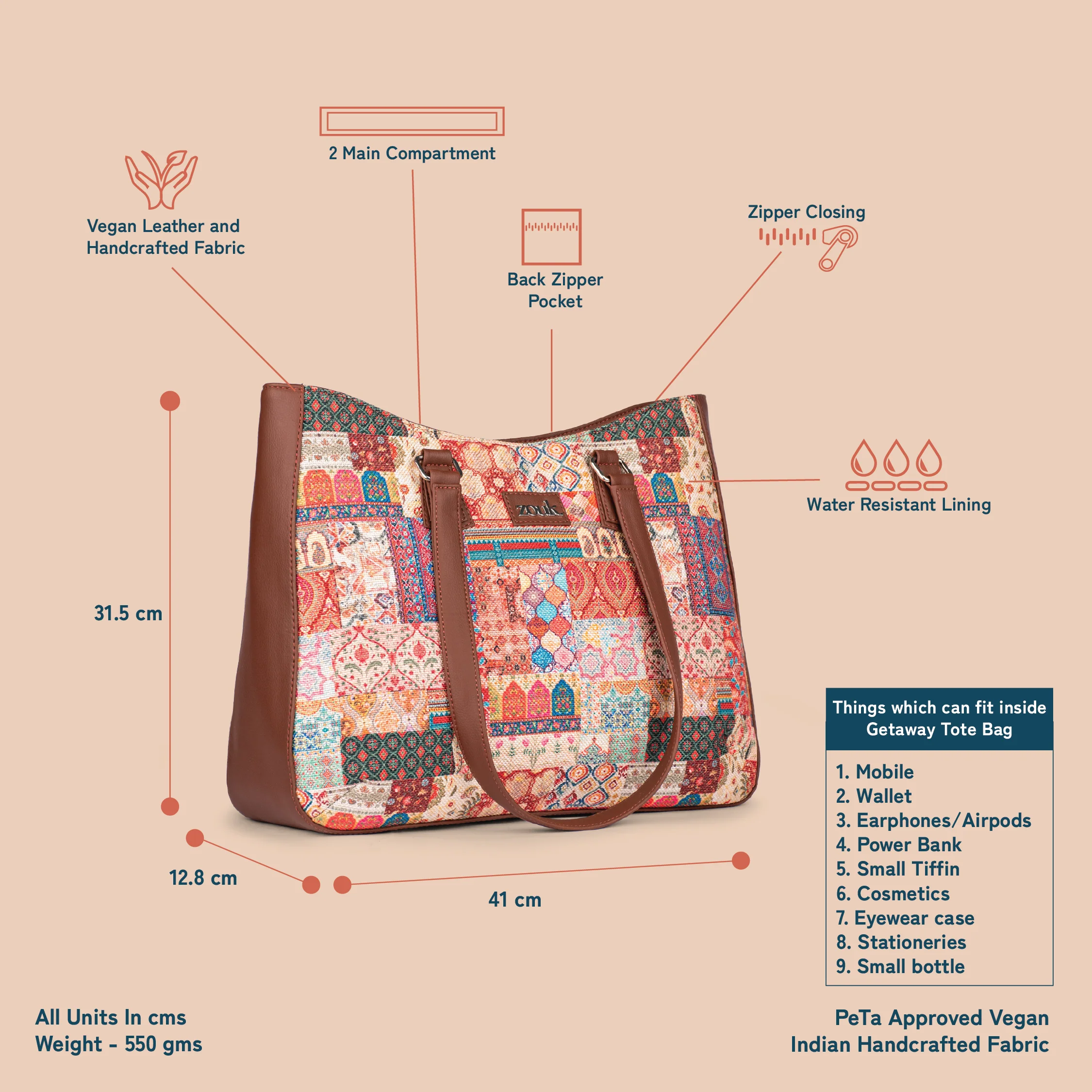 Kutch Gamthi Getaway Handbag - Image 5