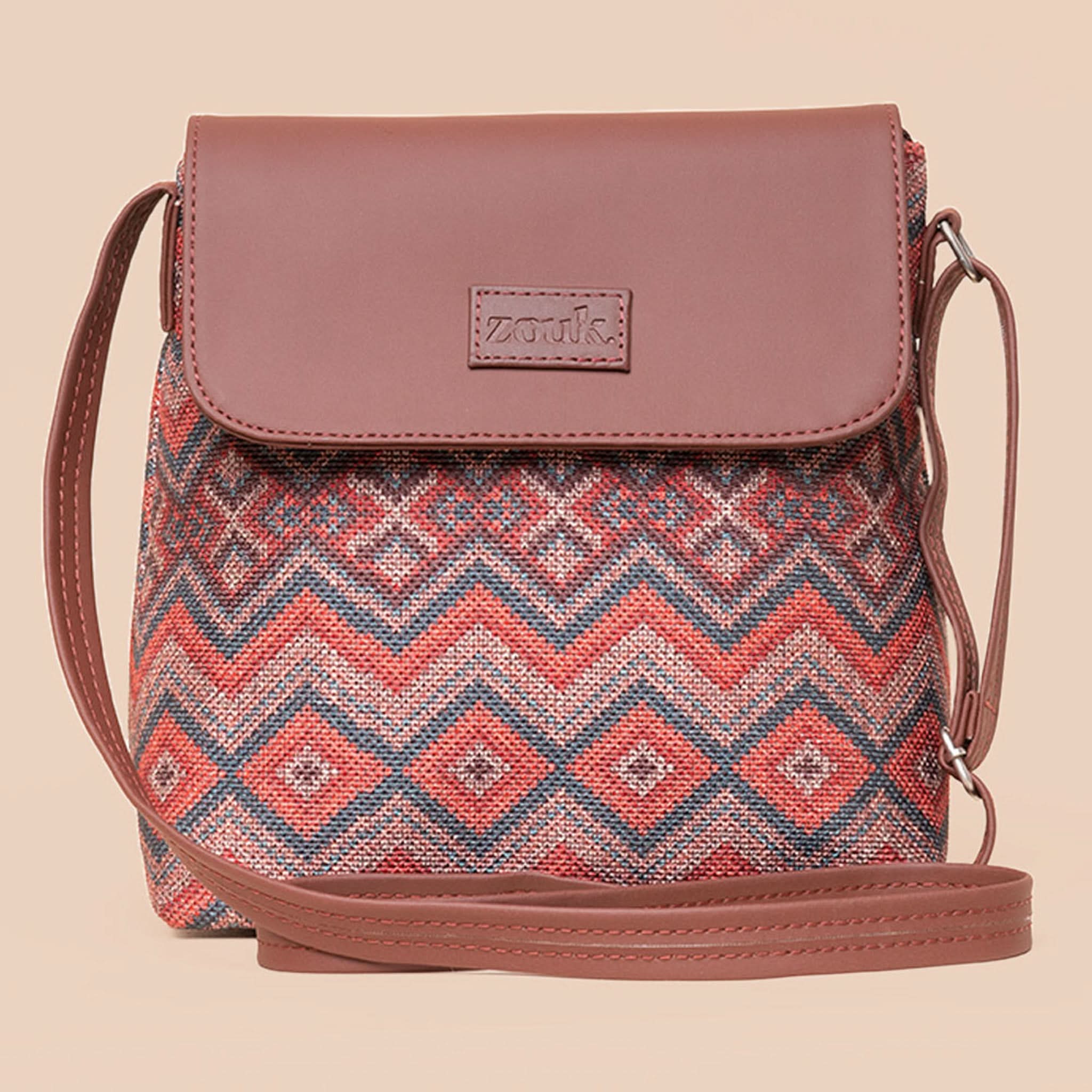Kutch Gamthi & Gwalior Weaves - Everyday Tote Bag & Flap Sling Bag Combo - Image 6