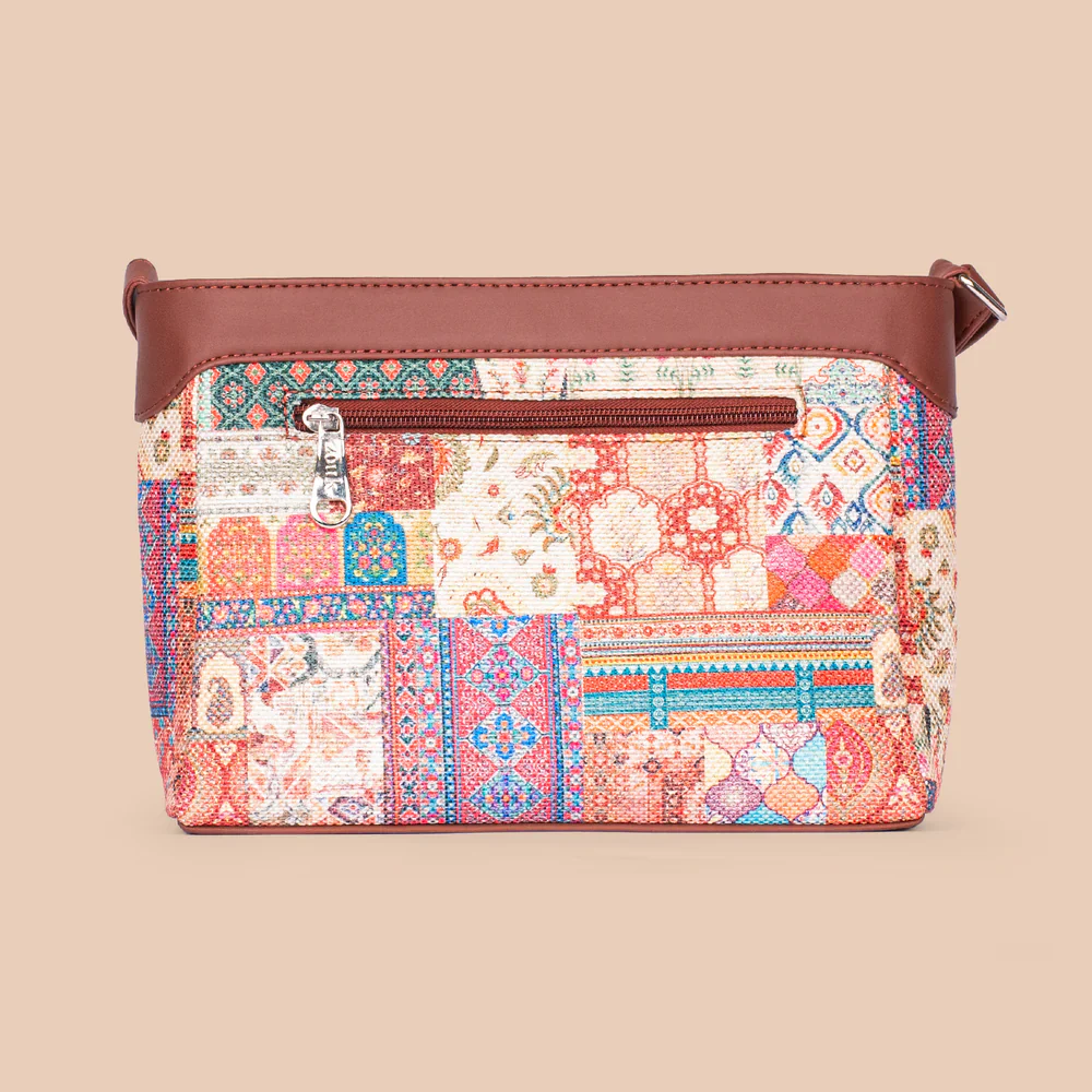 Kutch Gamthi Harmony Sling Bag and Chain Wallet (CFC) Combo - Image 4
