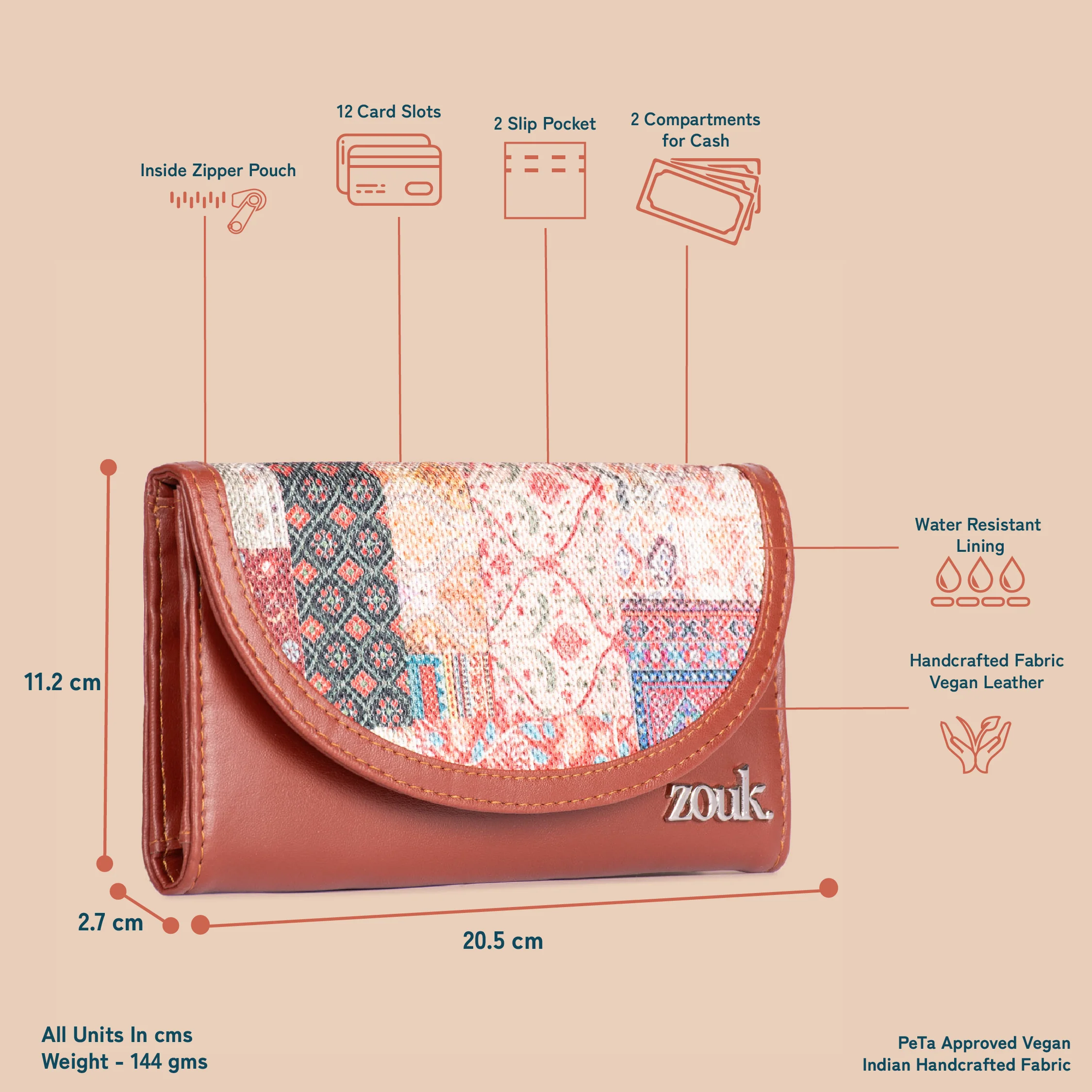 Kutch Gamthi Kyra Flap Wallet - Image 5