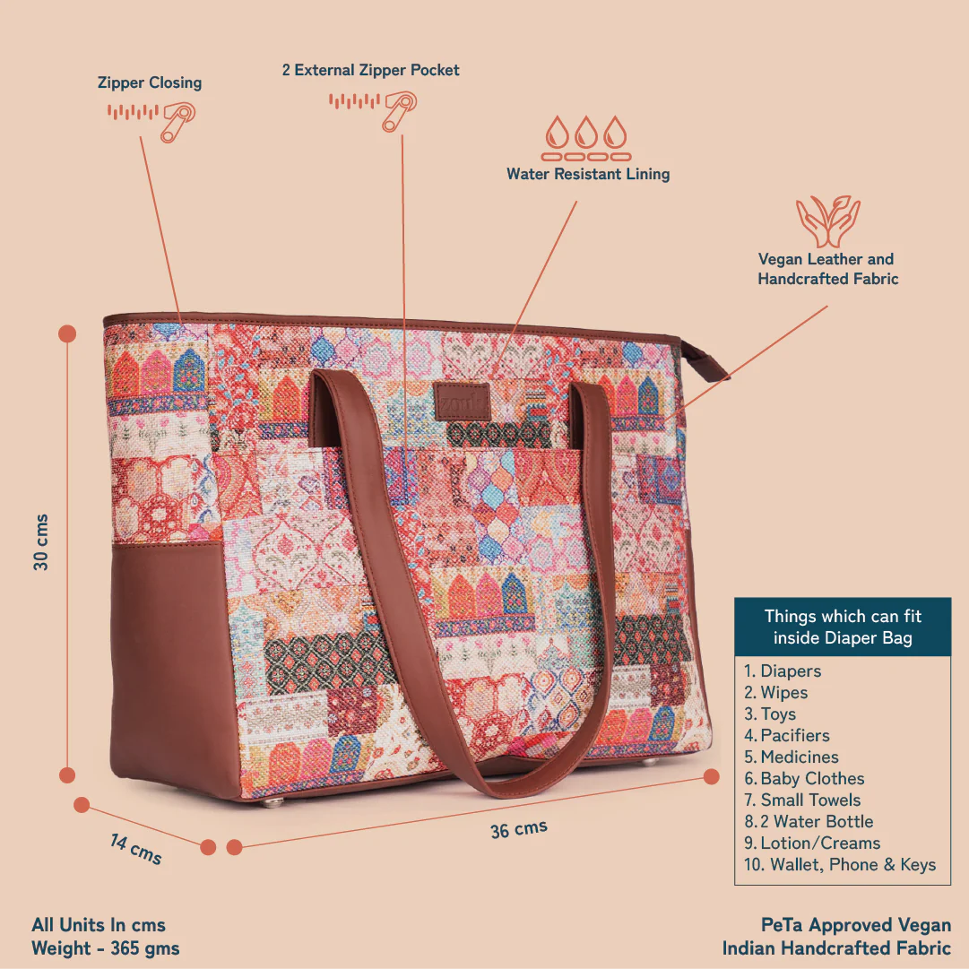 Kutch Gamthi Diaper Bag - Image 4