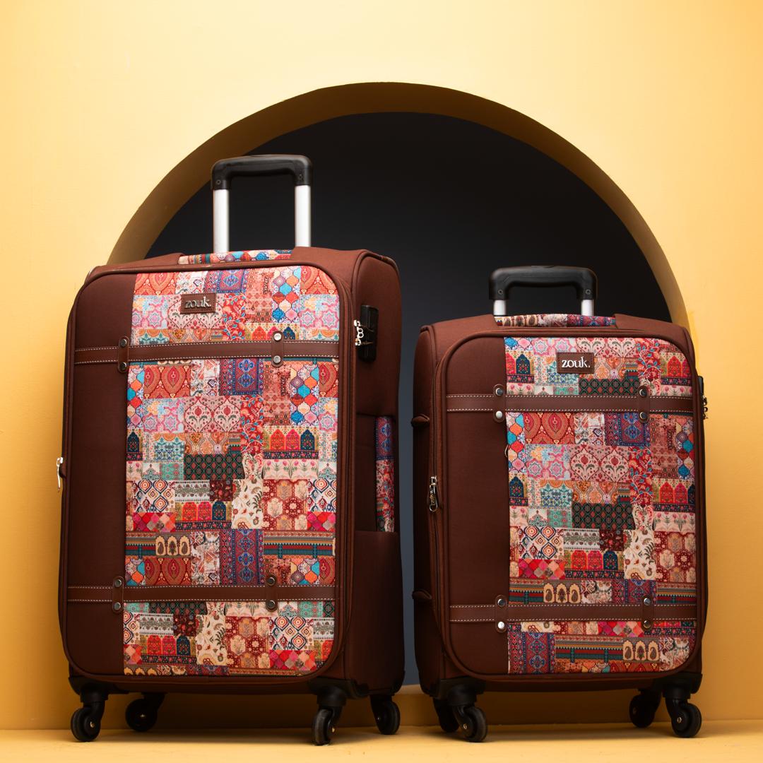 Kutch Gamthi Saira Trolley Bag Combo (Cabin & Medium) - Image 2