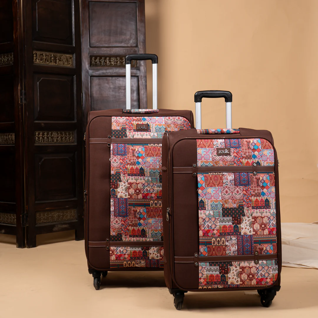 Kutch Gamthi Saira Trolley Bag Combo (Medium & Large) - Image 9