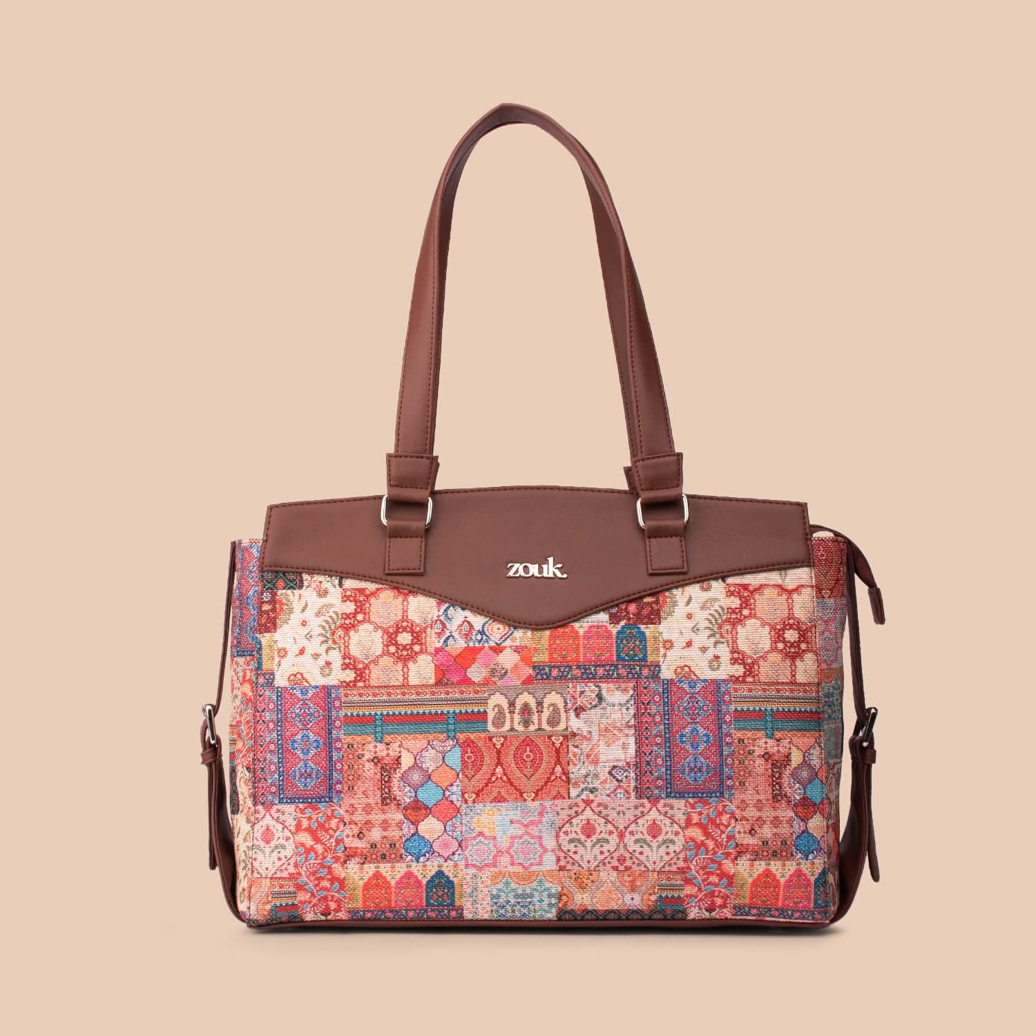 Kutch Gamthi Women's Work Bag Brown - Image 2