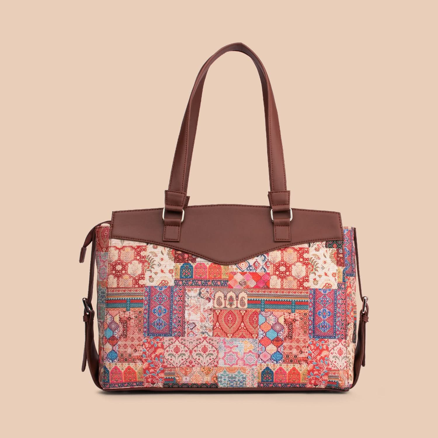 Kutch Gamthi Women's Work Bag Brown - Image 3