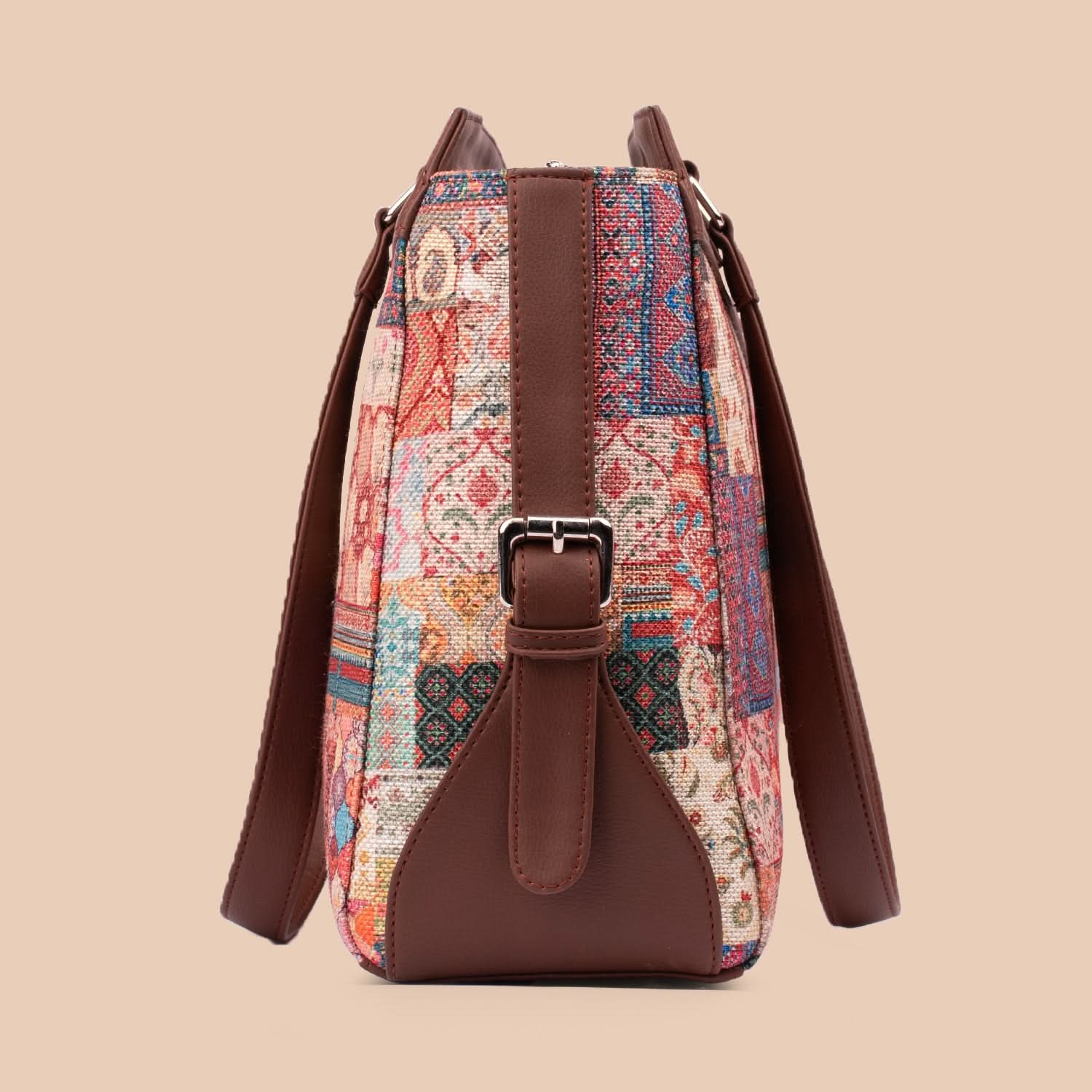 Kutch Gamthi Women's Work Bag Brown - Image 8