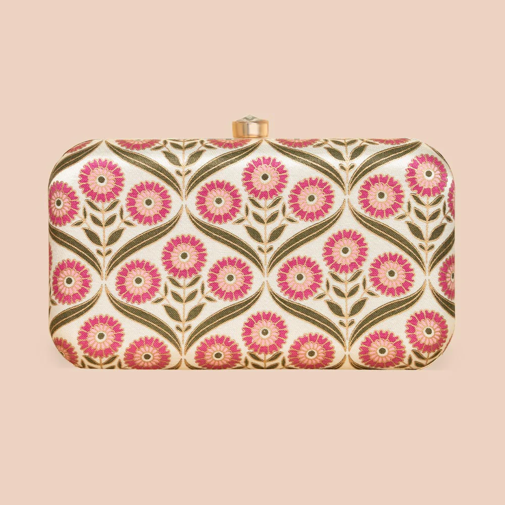 Lalbagh Florals Clutch - Image 3