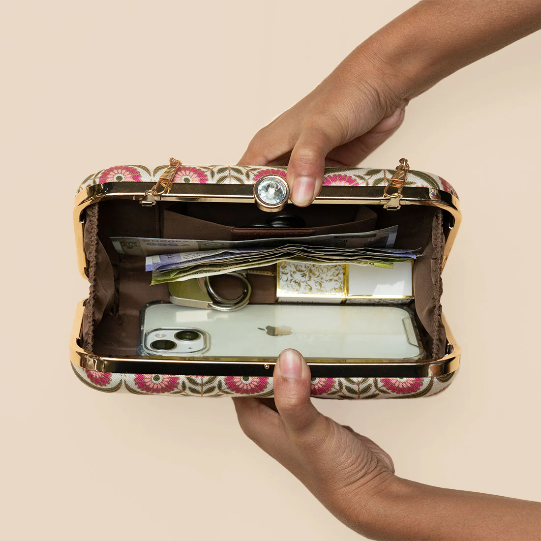 Lalbagh Florals Clutch - Image 5