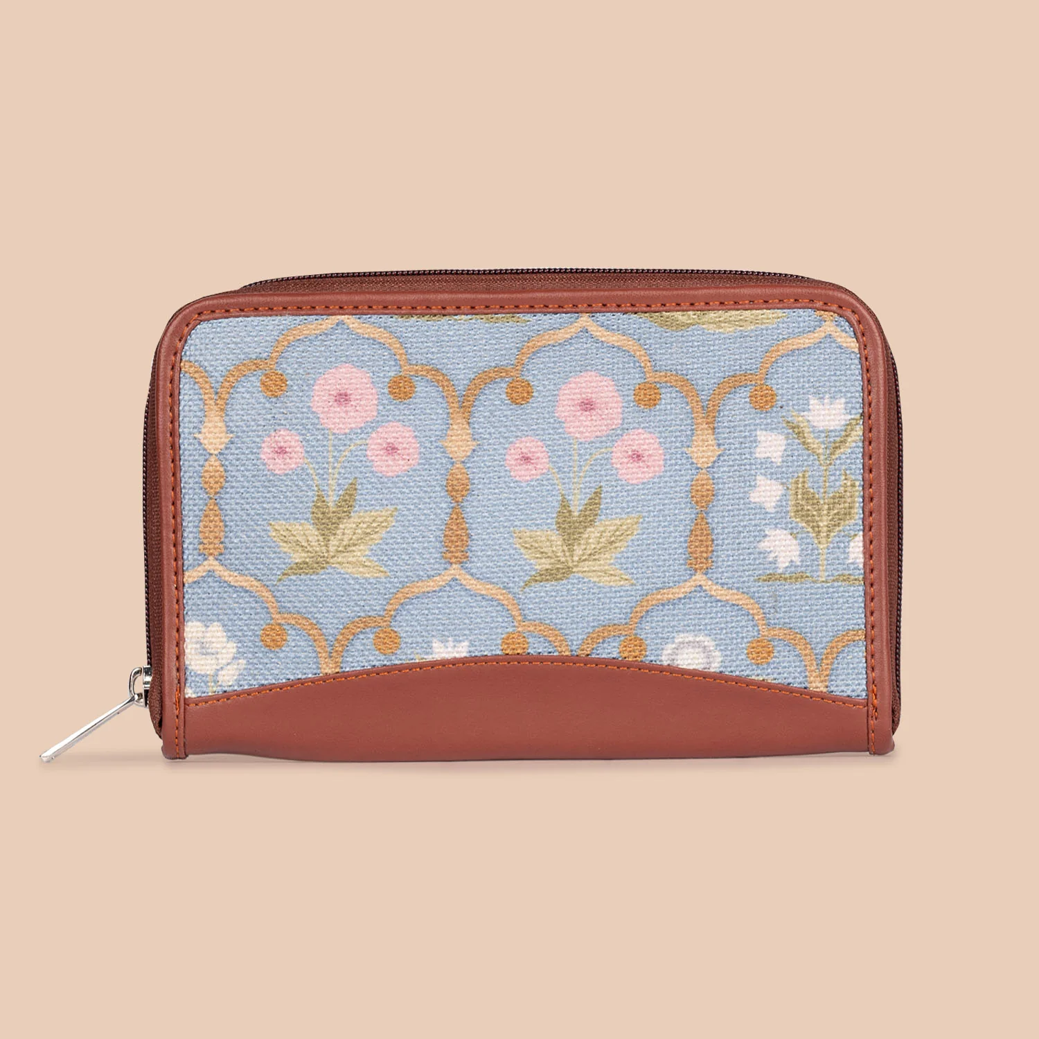Lattice Lace and Jaipur Fresco - Office Bag & Chain Wallet Combo - Image 5