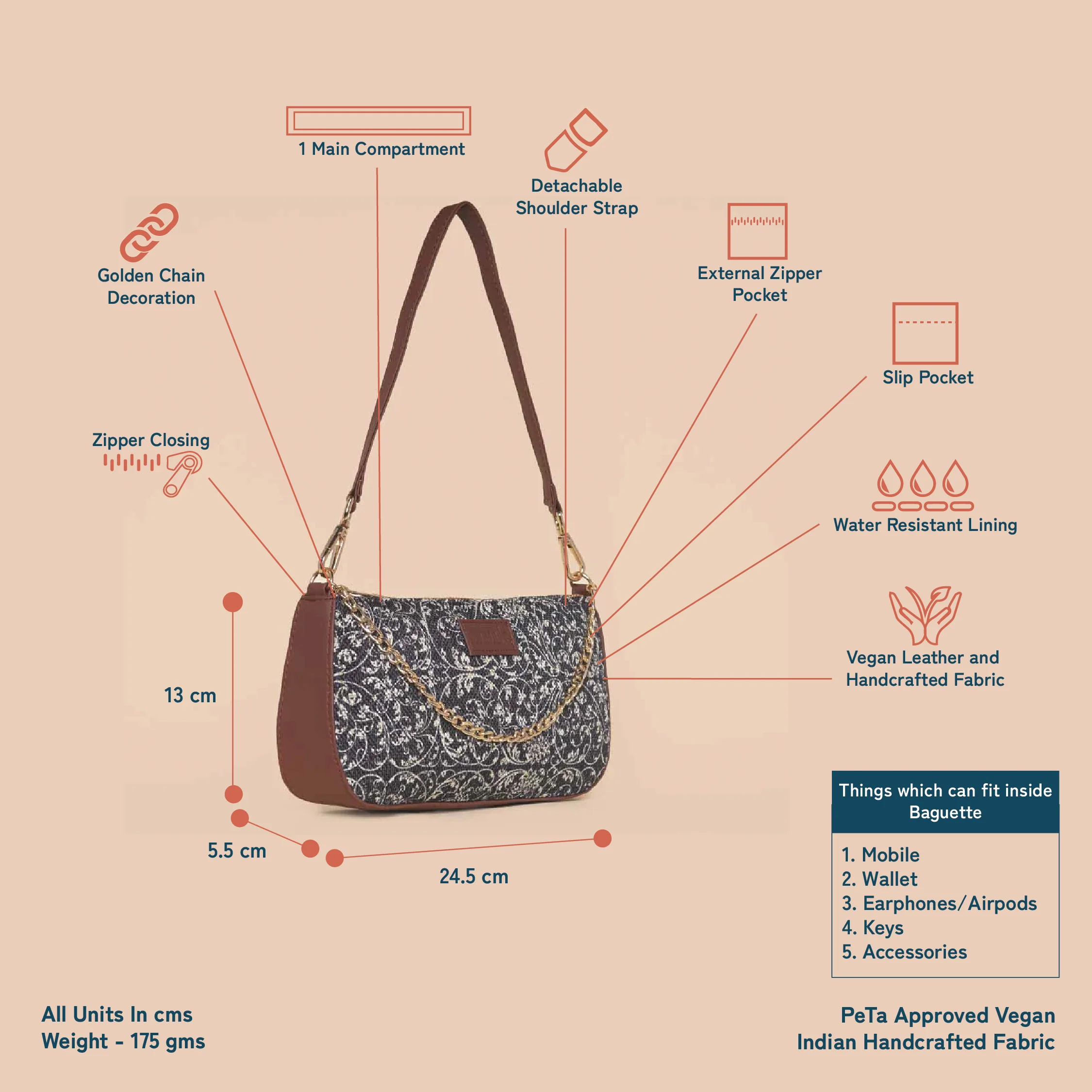 Lattice Lace Baguette - Image 5