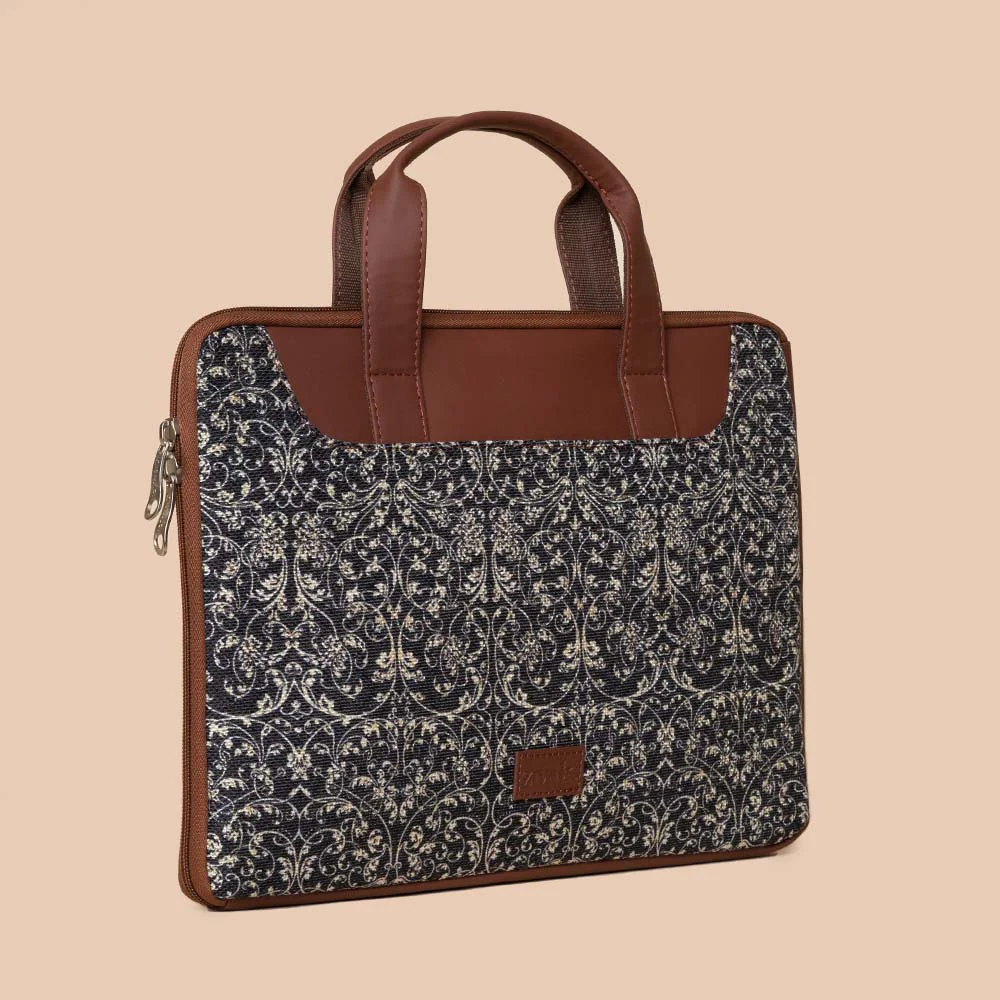 Lattice Lace L-Zippered Laptop Sleeve - Image 6