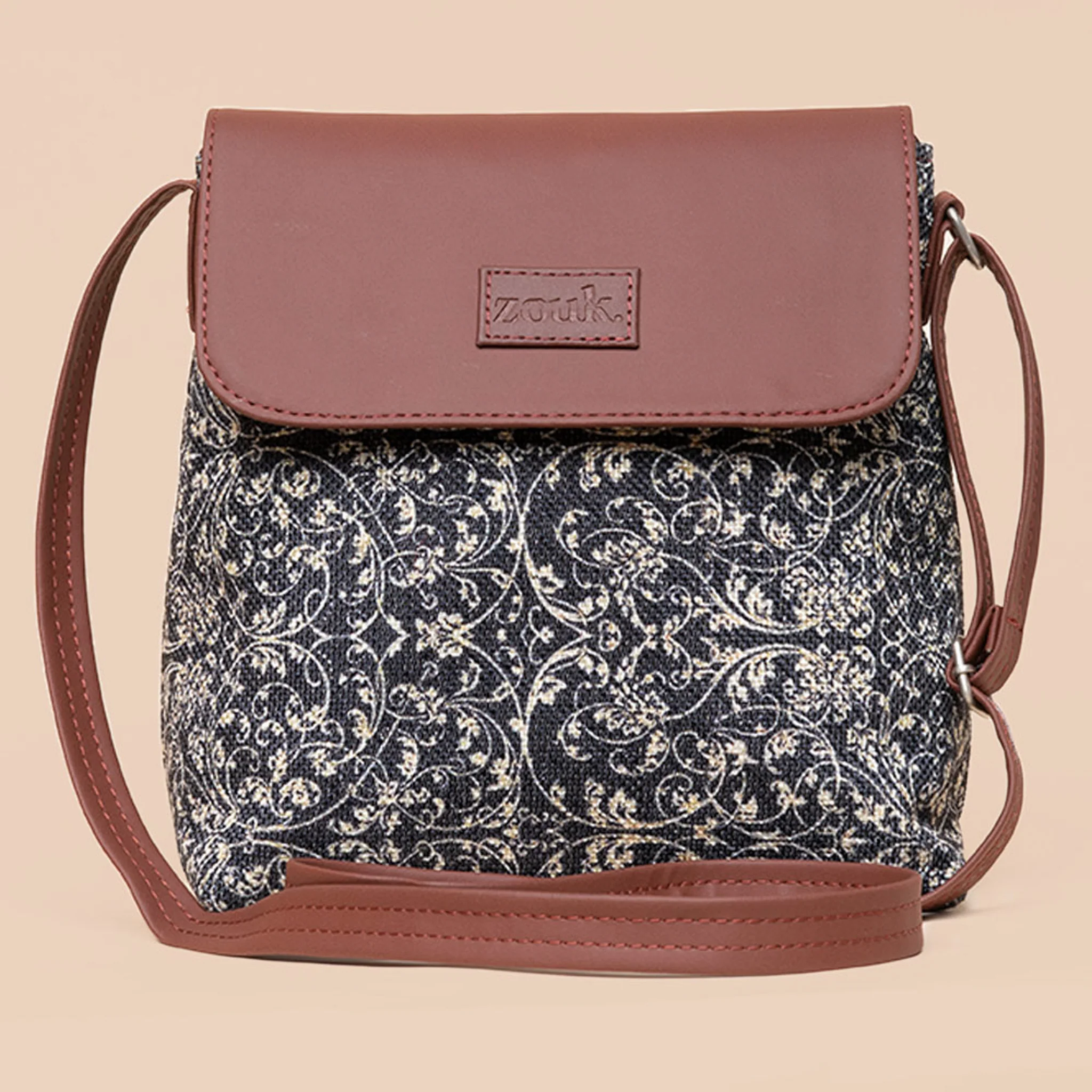 Lattice Lace - Office Tote Bag & Flap Sling Combo - Image 6