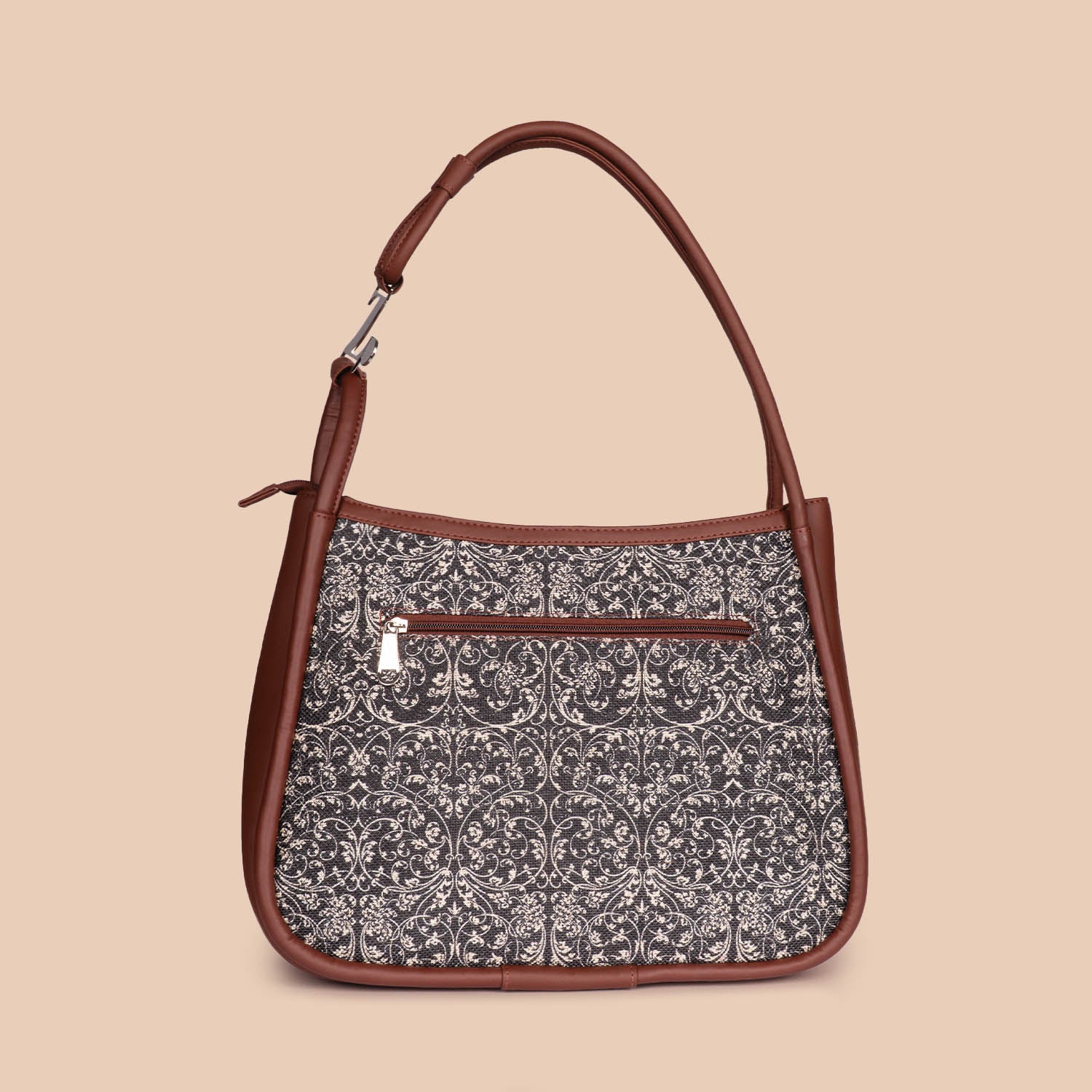 Lattice Lace Sleek Shoulder Bag - Image 3