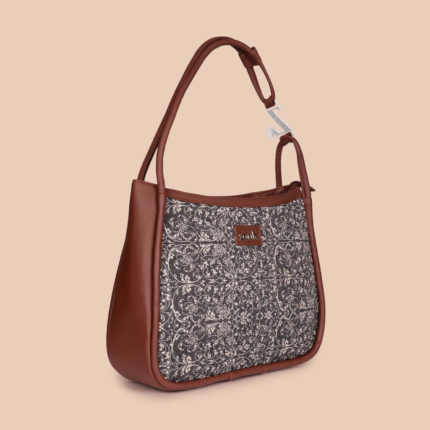Lattice Lace Sleek Shoulder Bag - Image 4