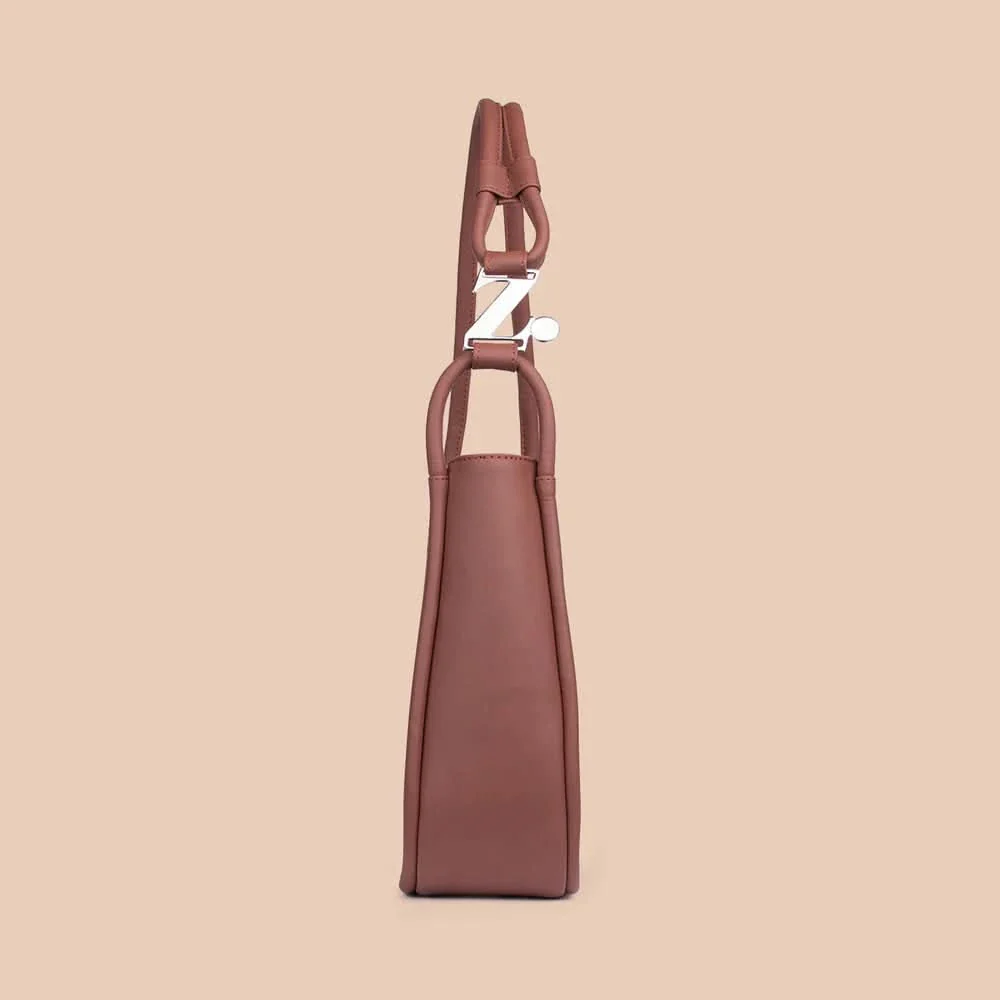 Lattice Lace Sleek Shoulder Bag - Image 8
