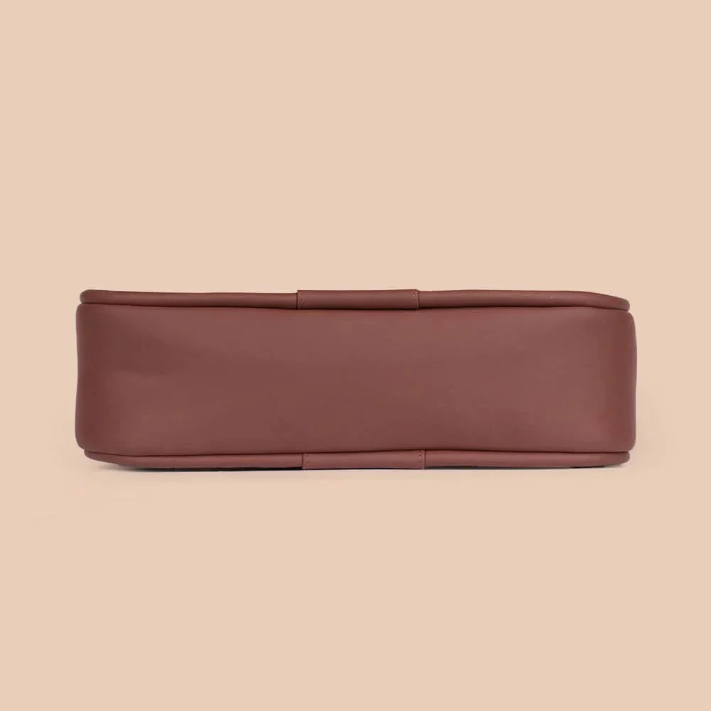Lattice Lace Sleek Shoulder Bag - Image 9