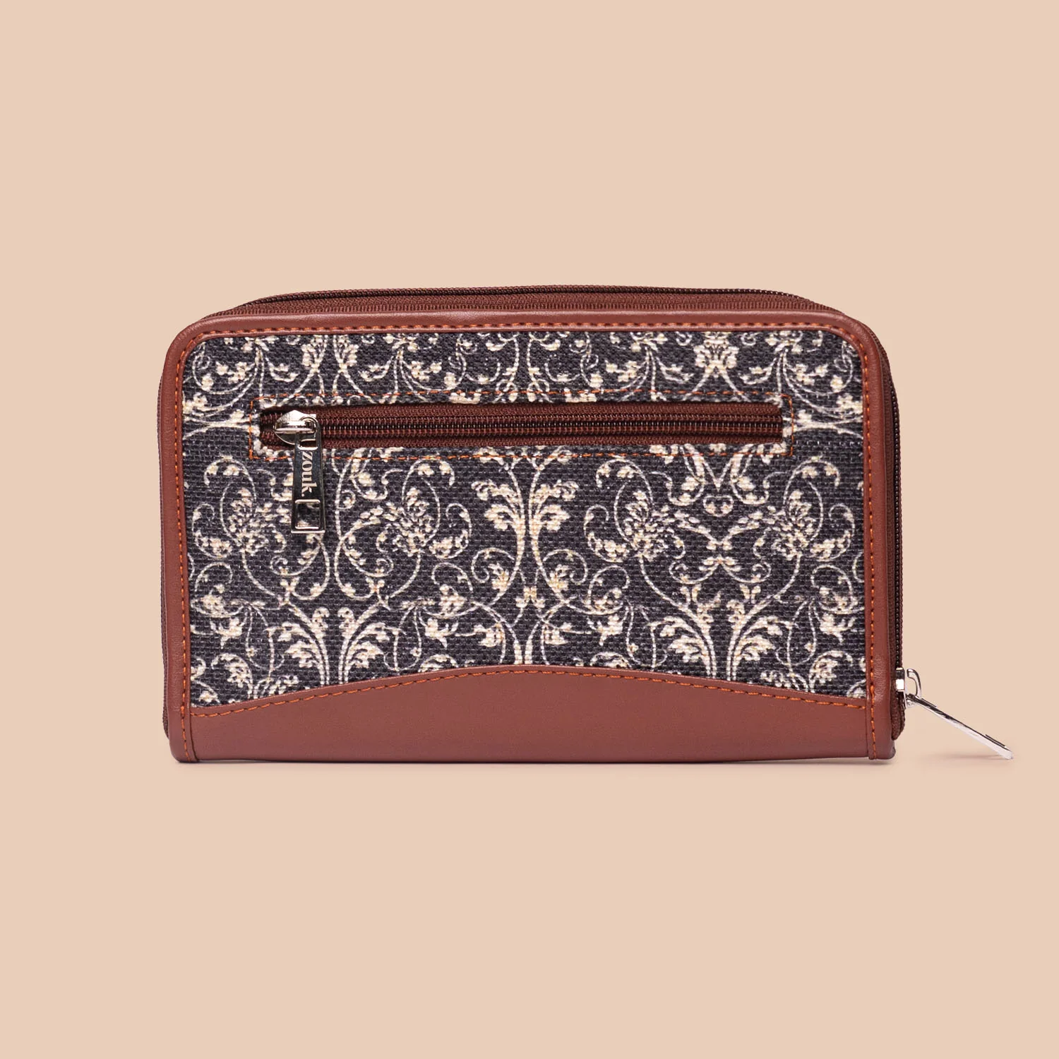 Lattice Lace - Women's Office Bag & Chain Wallet Combo - Image 7