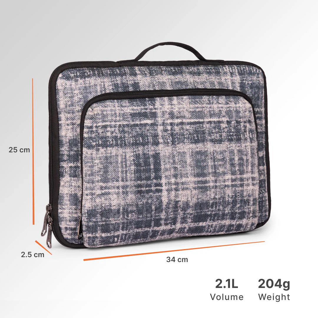 Leh Grit Signature Laptop Sleeve - 14inch (Black) - Image 4
