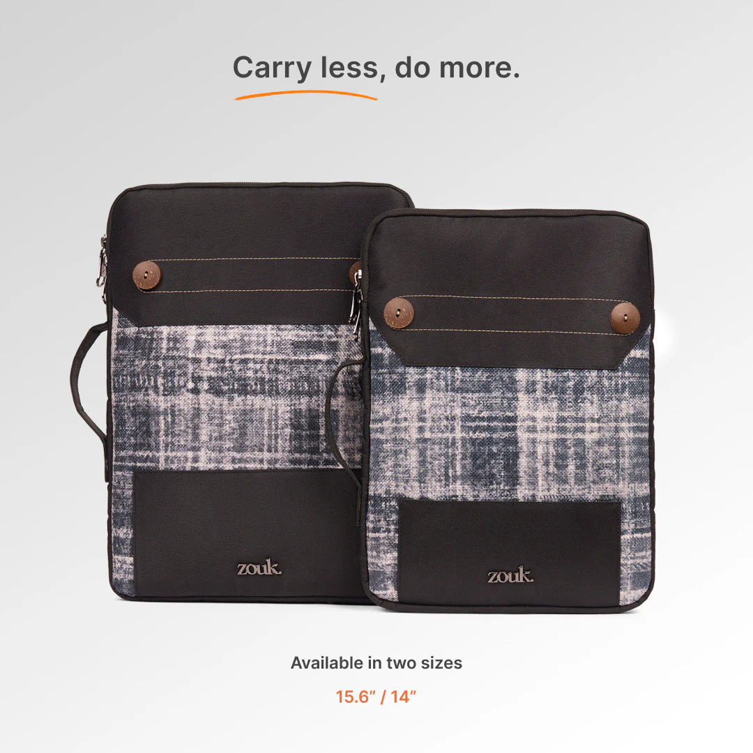 Leh Grit Urban Laptop Sleeve - 14inch (Black) - Image 8