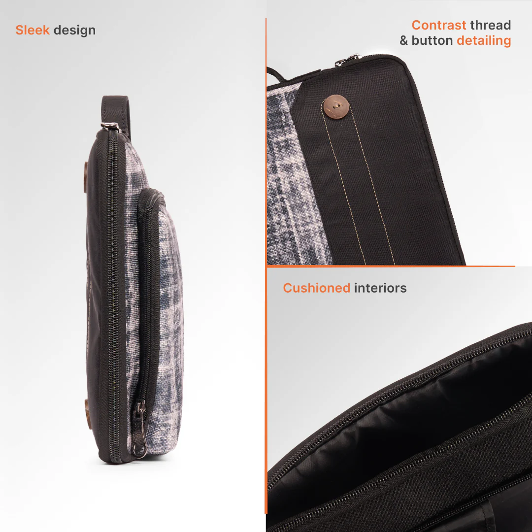 Leh Grit Urban Laptop Sleeve - 15.6inch (Black) - Image 5