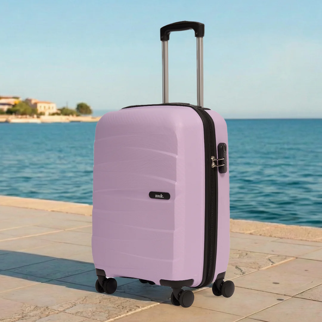 Lilac Aira Trolley Bag Combo (Cabin & Medium) - Image 2