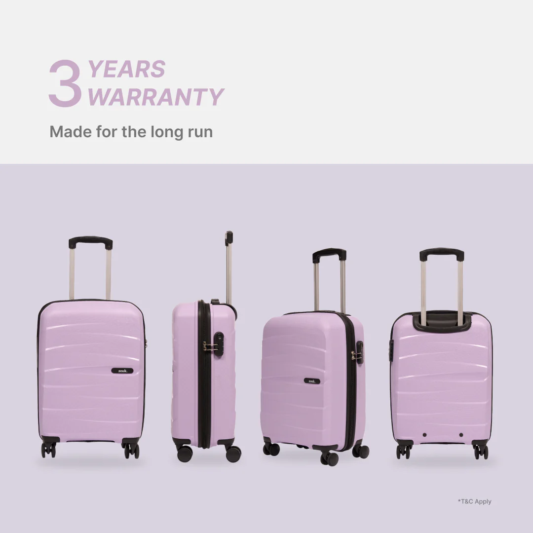 Lilac Aira Trolley Bag Combo (Medium & Large) - Image 3