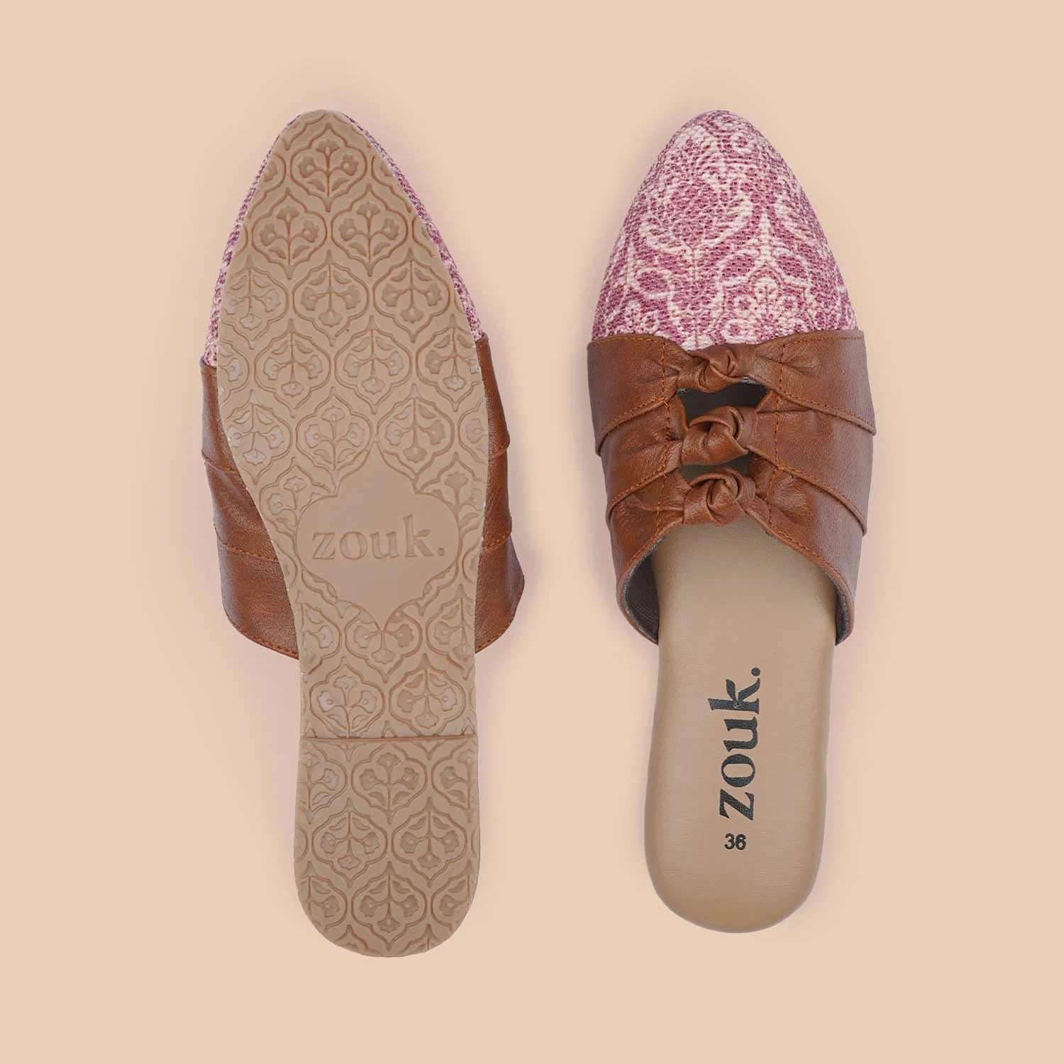 Madurai Blossom Knotted Mules - Image 2