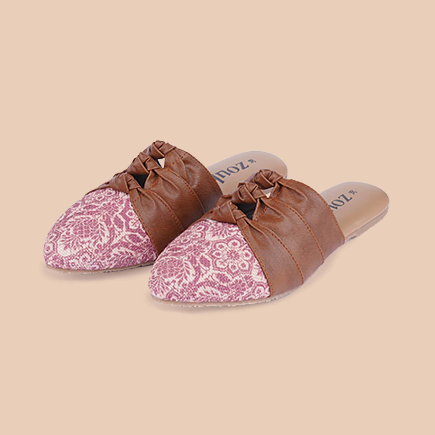 Madurai Blossom Knotted Mules - Image 5