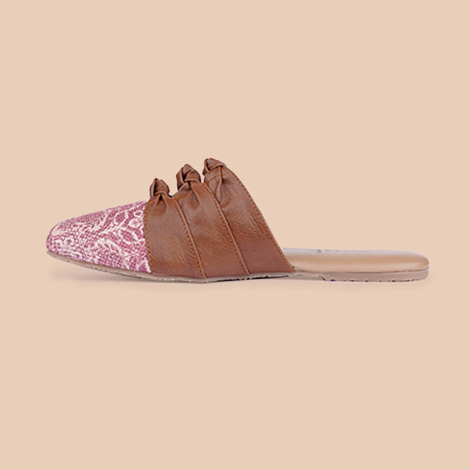 Madurai Blossom Knotted Mules - Image 8